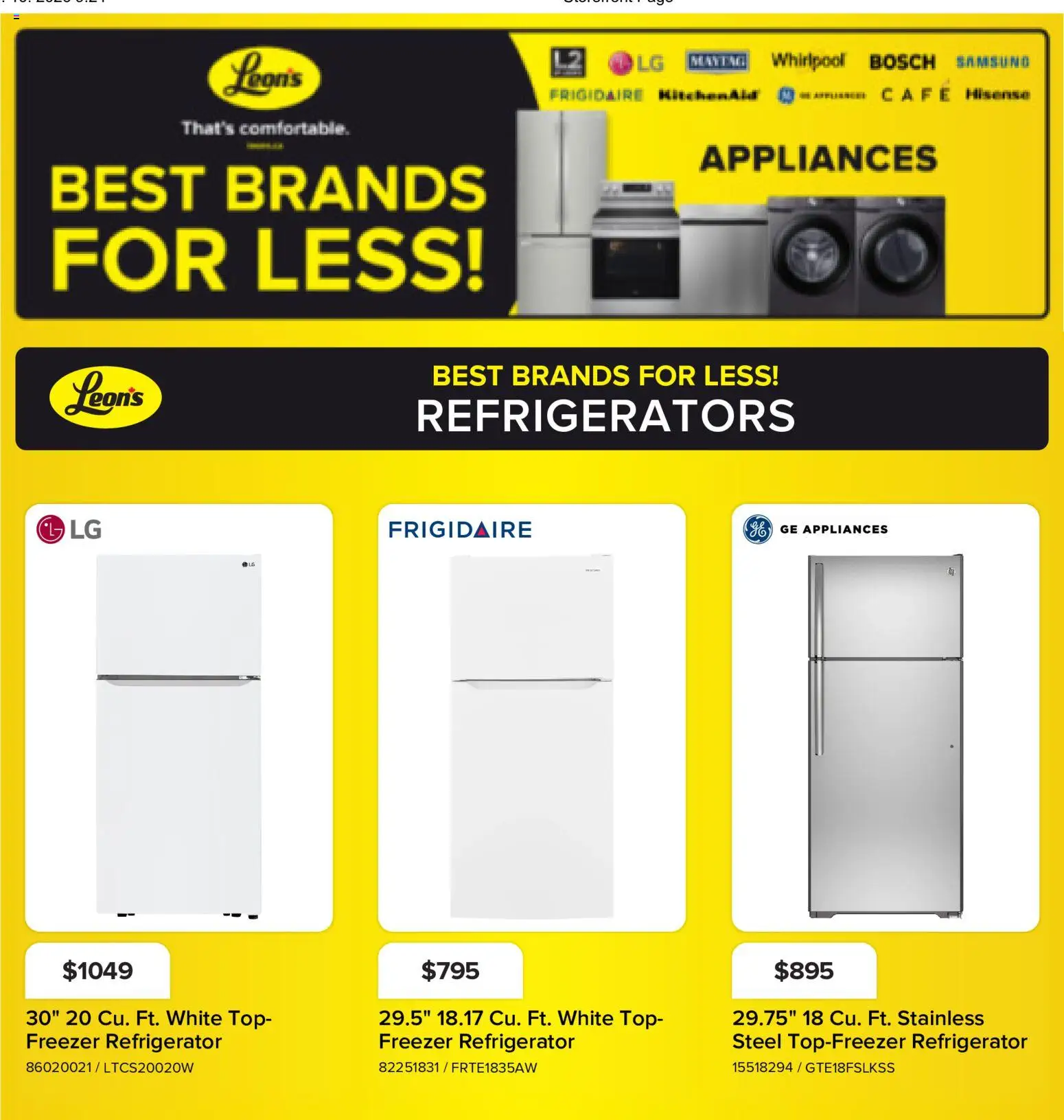 Leon's flyer valid from Oct 8, 2026 | Page: 1