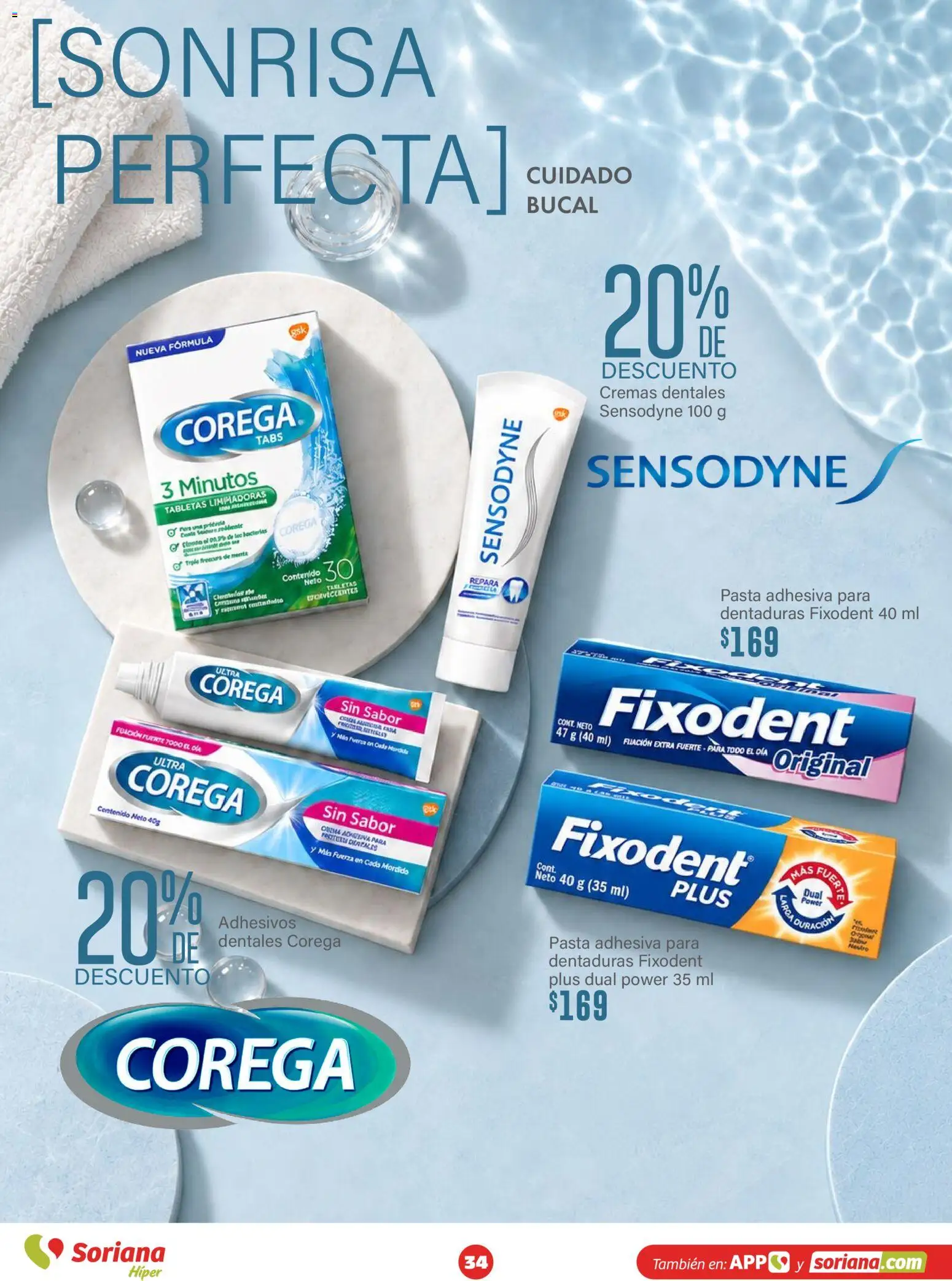 Nuevas ofertas de Soriana válidas en toda la República Mexicana desde el 15/10/2026. ¡Encuentra las mejores ofertas en Soriana folleto Modo #Glowing! | Página: 34