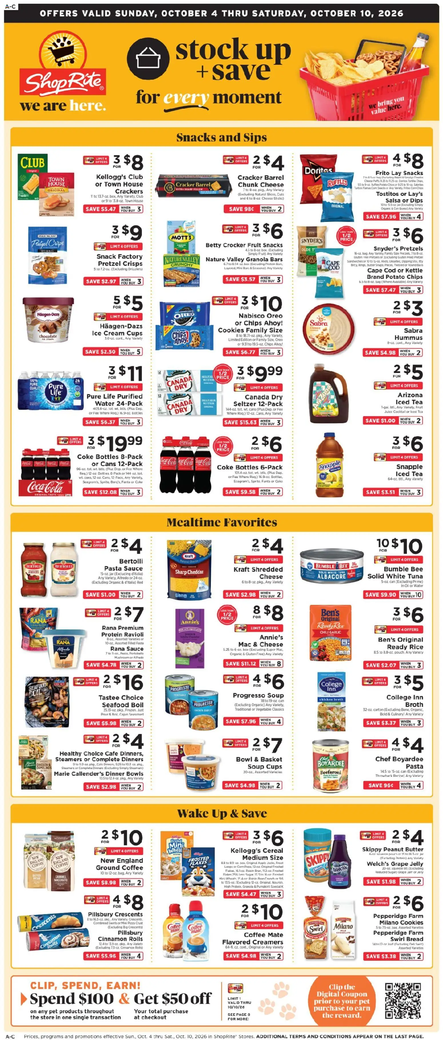Shoprite Sunday, October 4 Price Drop