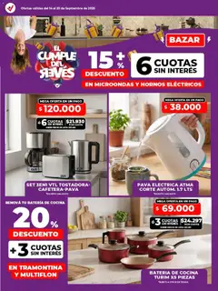 Vista previa Vital - Especial de nonfood válido desde el 14/09/2026 | Página: 3 | Productos: Cocina, Tostadora, Batería, Pava eléctrica