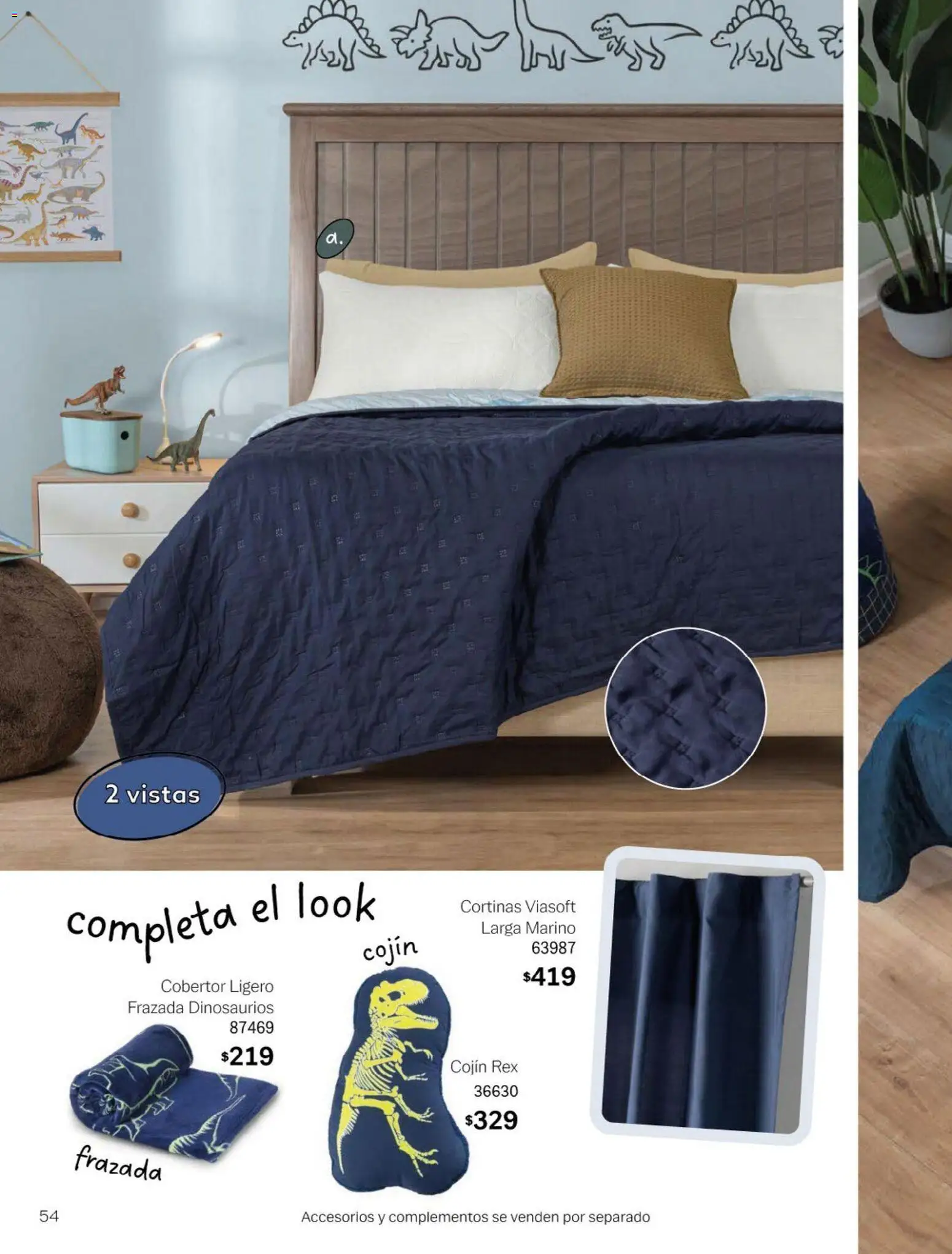 Nuevas ofertas de Vianney válidas en toda la República Mexicana desde el 23.01.2026. ¡Encuentra las mejores ofertas en Vianney catálogo Chavos! | Página: 56 | Productos: Cobertor, Cortinas