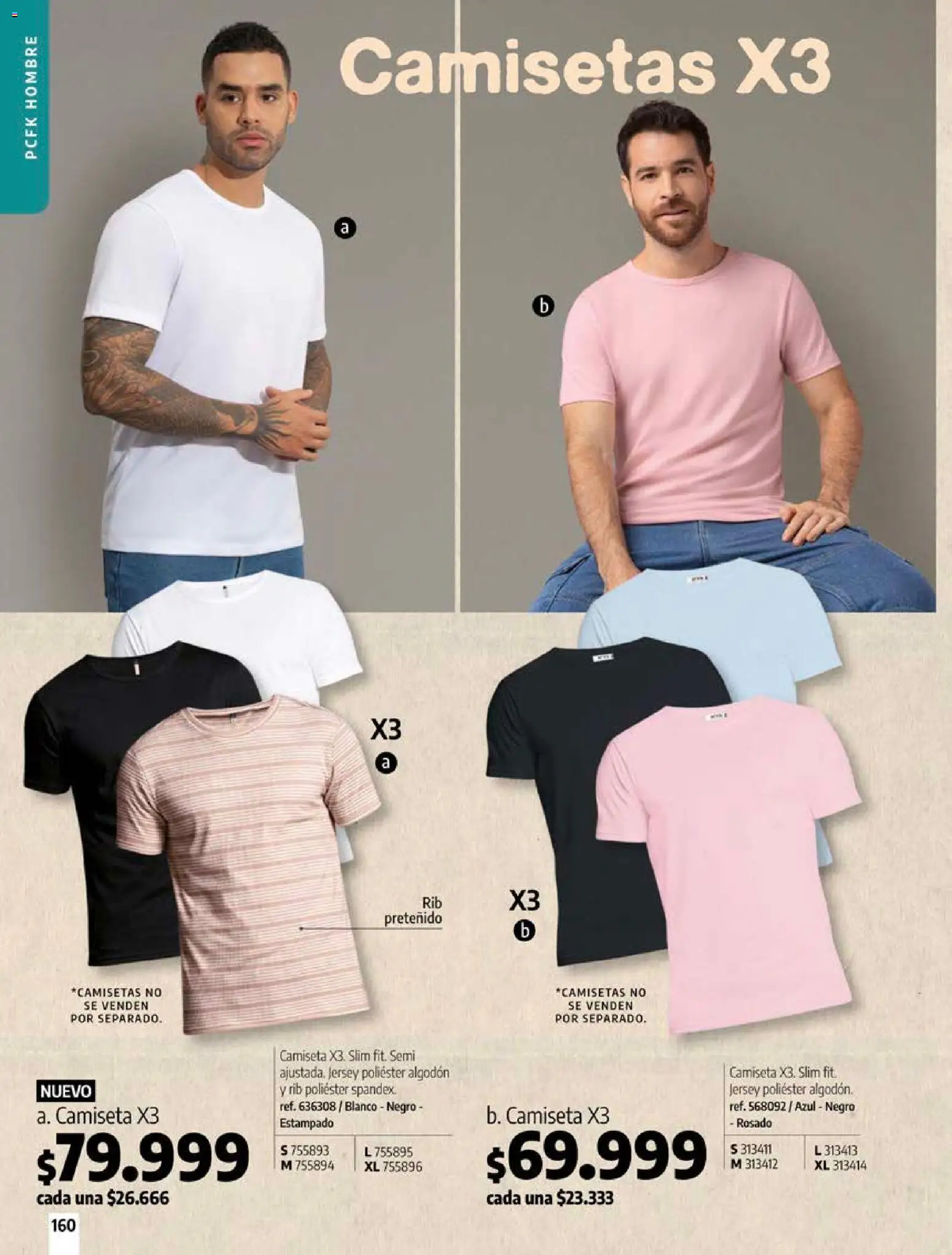 Pacifika revista - valida desde el 18/09/2026 | Página: 160 | Productos: Algodón, Camiseta