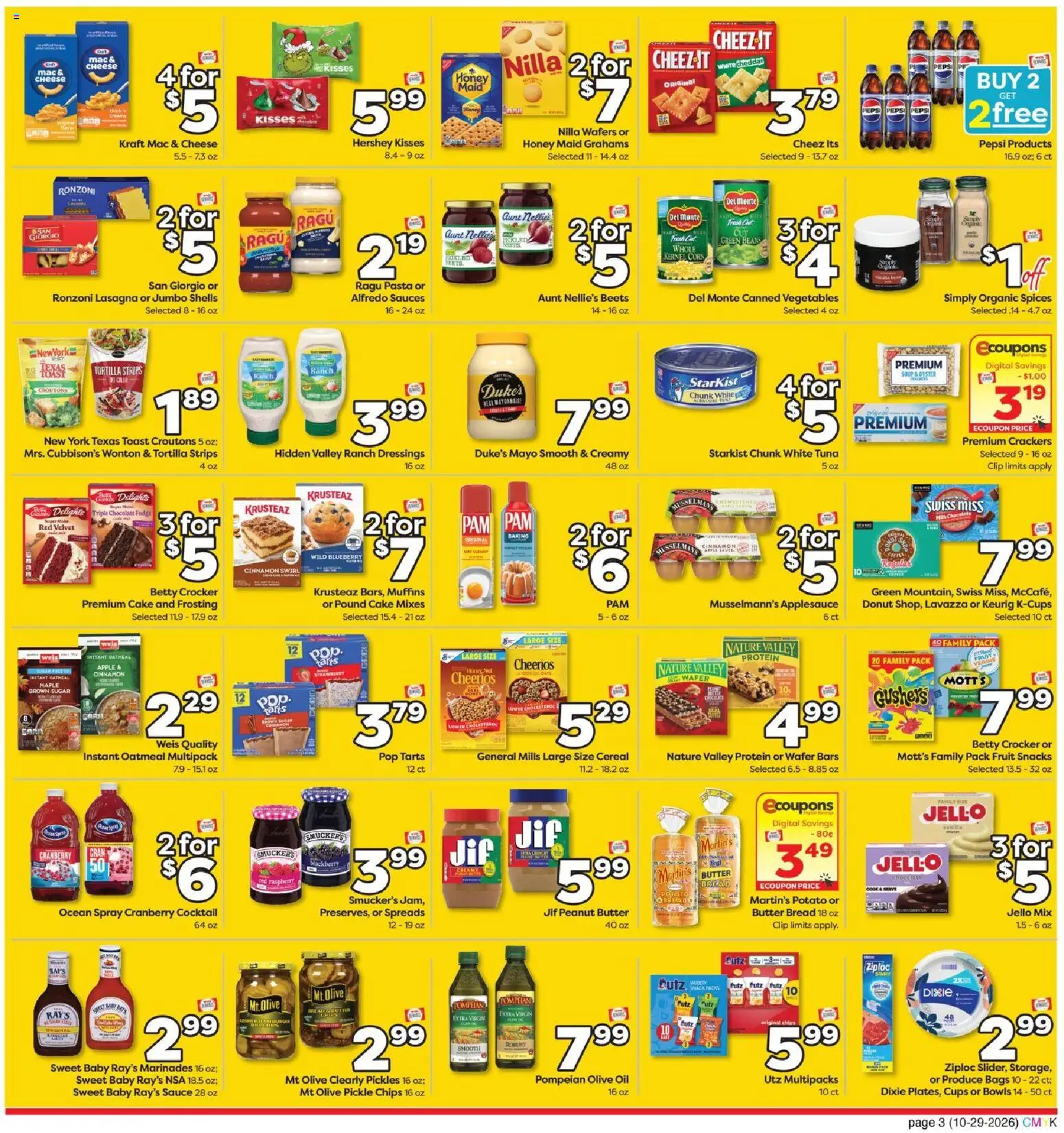 Weis Ad - valid from 10/29/2026 | Page: 3