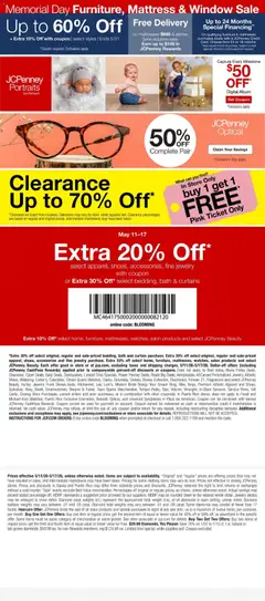 Preview of JCPenney weekly ads valid from 11.05.2026 | Page: 8 | Products: Mattress, Bath, Weight