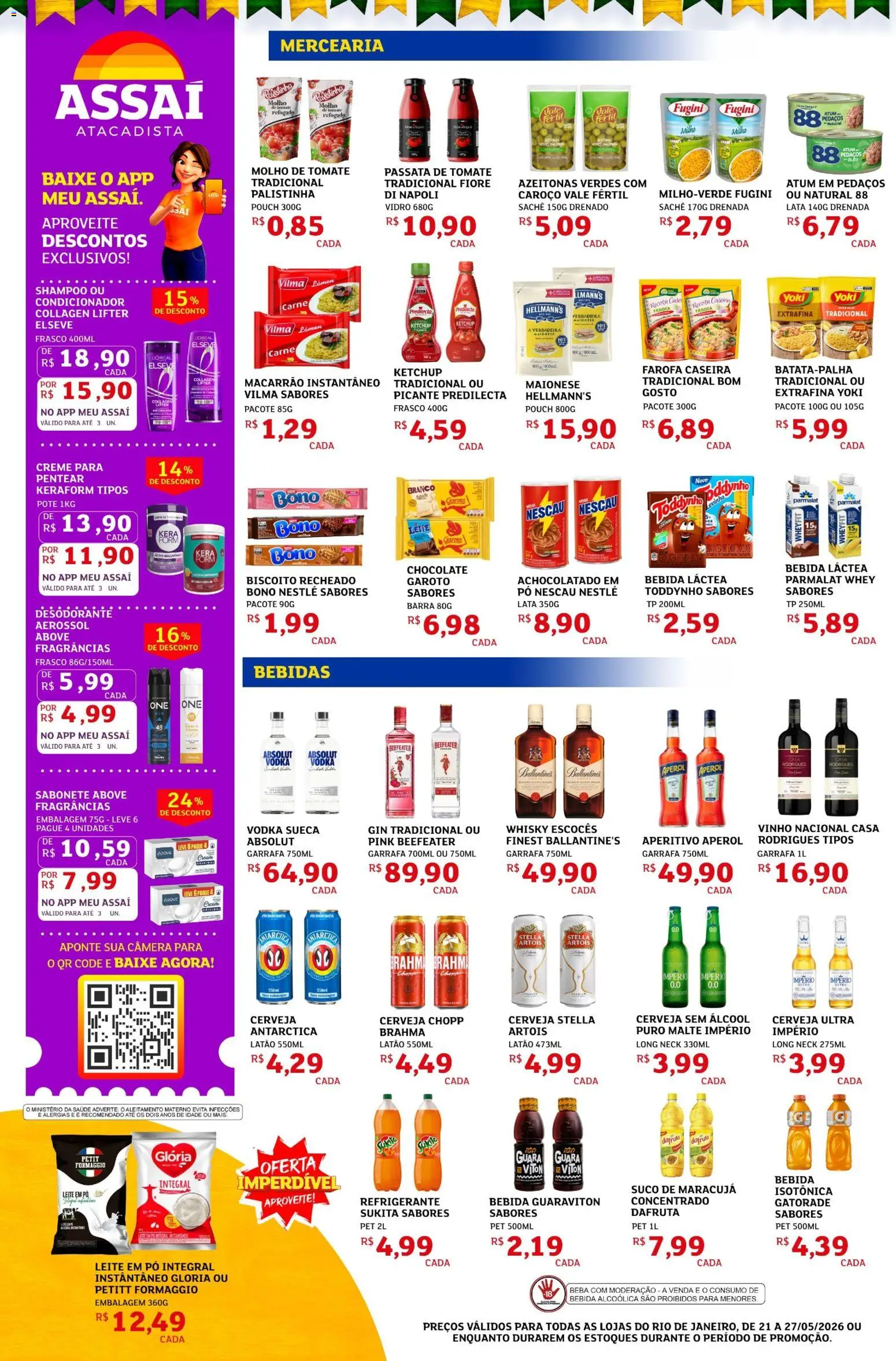 Assaí Atacadista ofertas de 21/05/2026 ? Não perca as melhores promoções! | Brasil