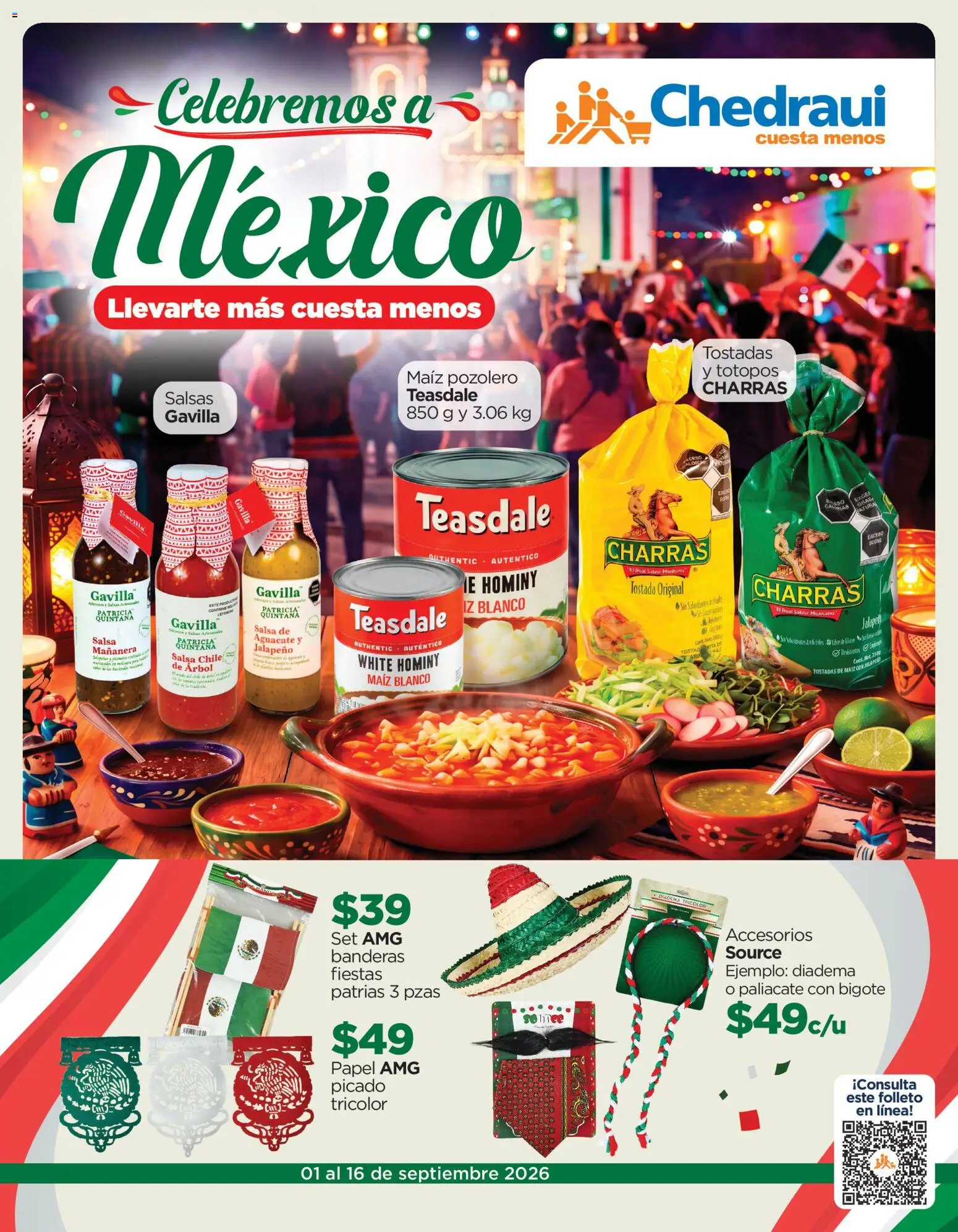 Nuevas ofertas de Chedraui válidas en toda la República Mexicana desde el 01/09/2026. ¡Encuentra las mejores ofertas en Chedraui Celebremos a México! | Página: 1