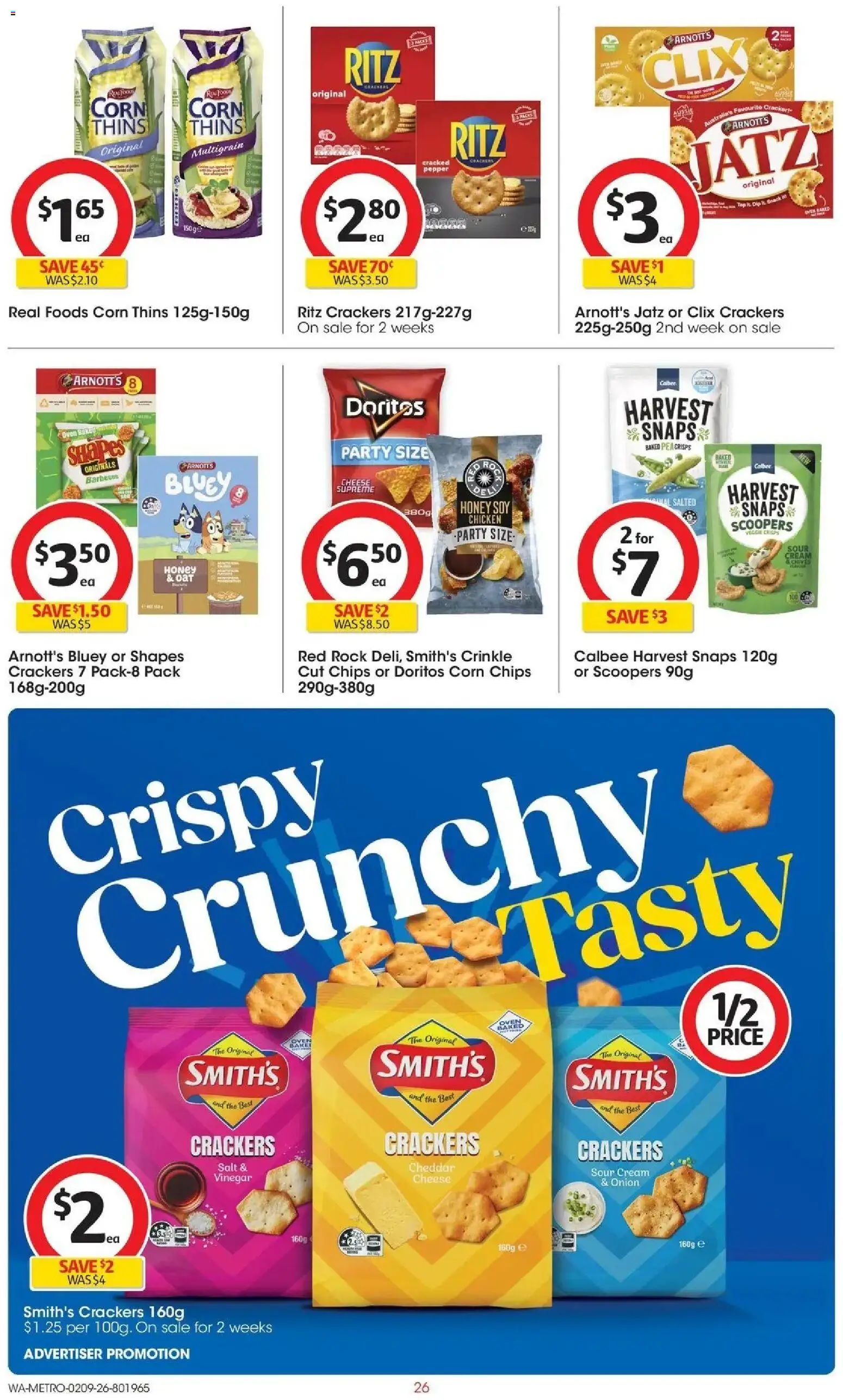 Coles catalogue - valid from 02/09/2026 | Page: 26 | Products: Cream, Pepper, Vinegar, Pea