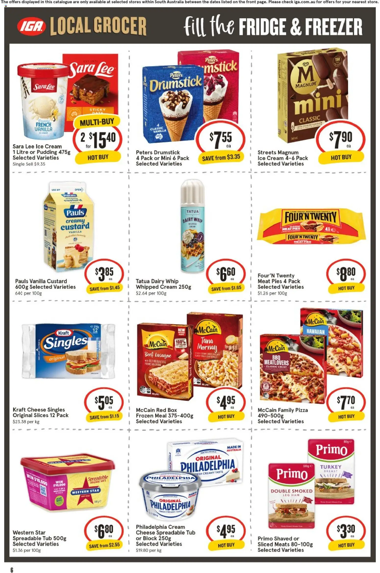 IGA catalogue - valid from 08/07/2026 | Page: 7 | Products: Cheese, Beef, Cream, Fridge
