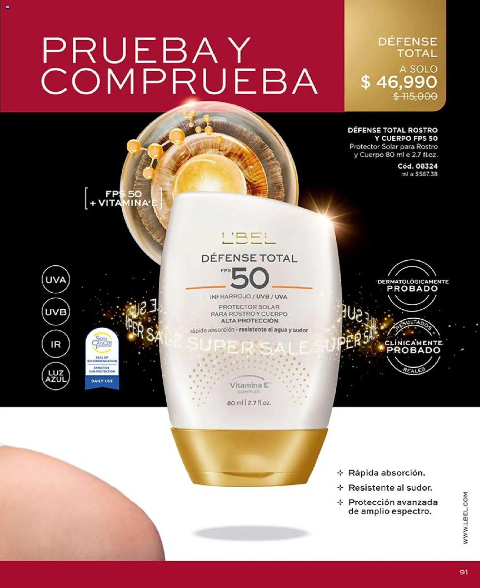 L'Bel revista - valida desde el 13.04.2026 | Página: 93 | Productos: Agua, Uva, Protector solar