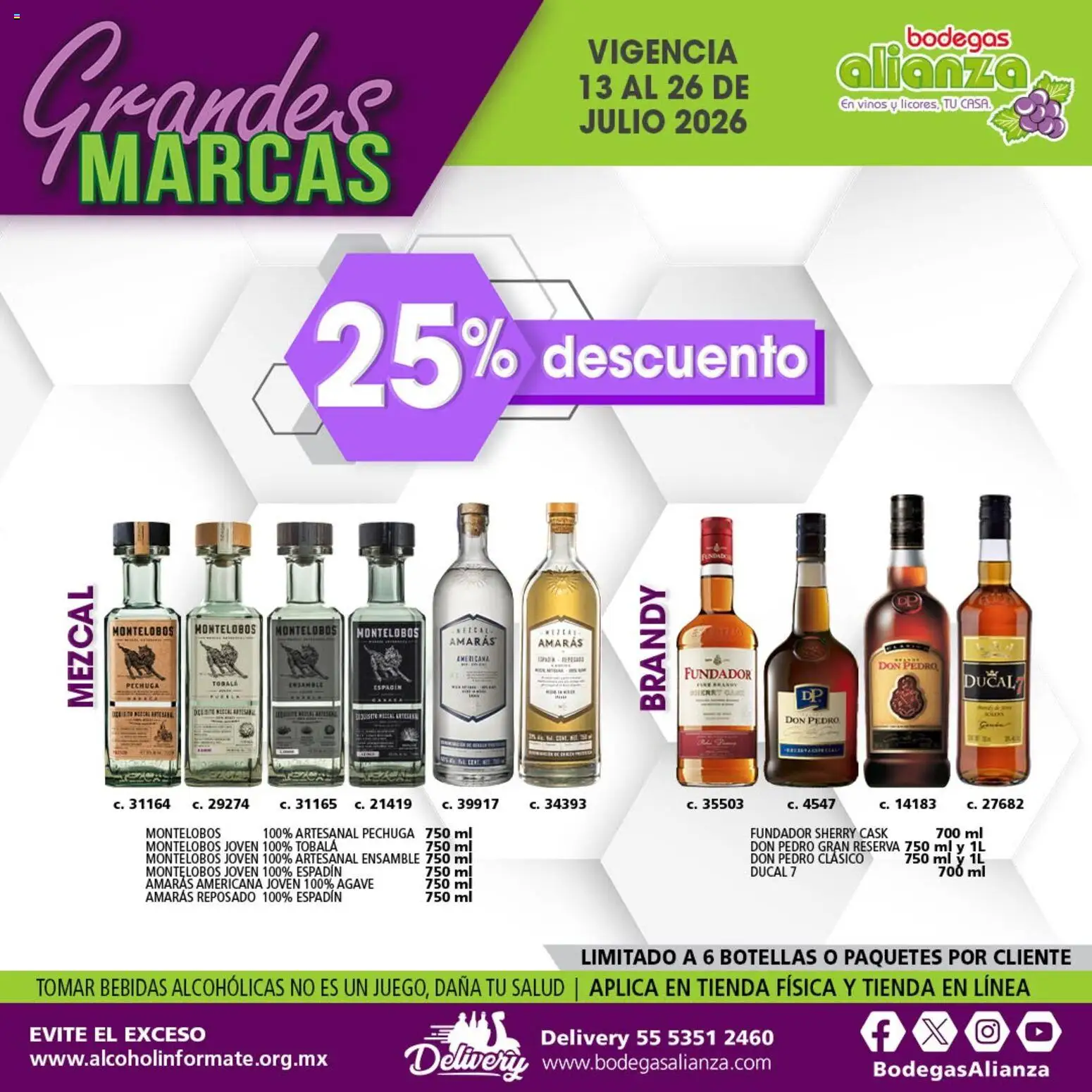 Nuevas ofertas de Bodegas Alianza válidas en toda la República Mexicana desde el 13/07/2026. ¡Encuentra las mejores ofertas en Bodegas Alianza catálogo Grandes Marcas! | Página: 10