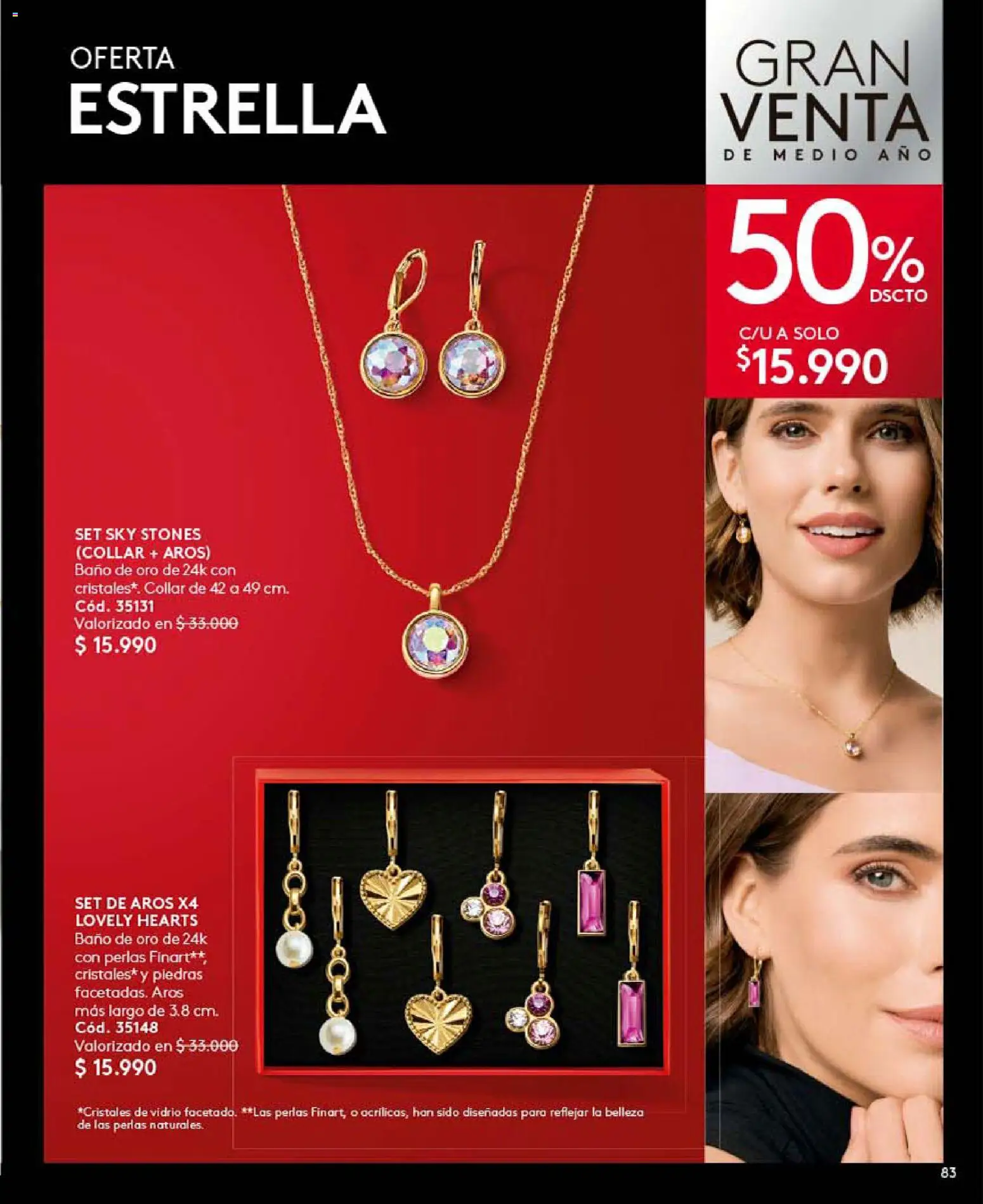 Catálogo Ésika Campaña 10 │ válido desde el 01.06.2026 | Página: 83 | Productos: Baño, Collar, Aros