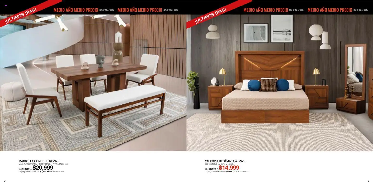 Nuevas ofertas de Muebles Dico válidas en toda la República Mexicana desde el 01/09/2026. ¡Encuentra las mejores ofertas en Muebles Dico catálogo! | Página: 4 | Productos: Mesa, Espejo