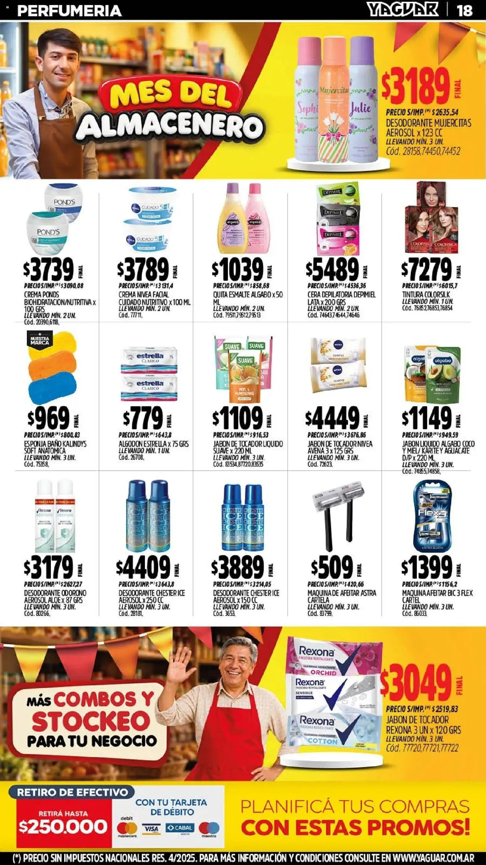Yaguar - Oferta Semanal San Juan │ válido desde el 28/09/2026 | Página: 18 | Productos: Jabón líquido, Tintura, Esponja, Crema