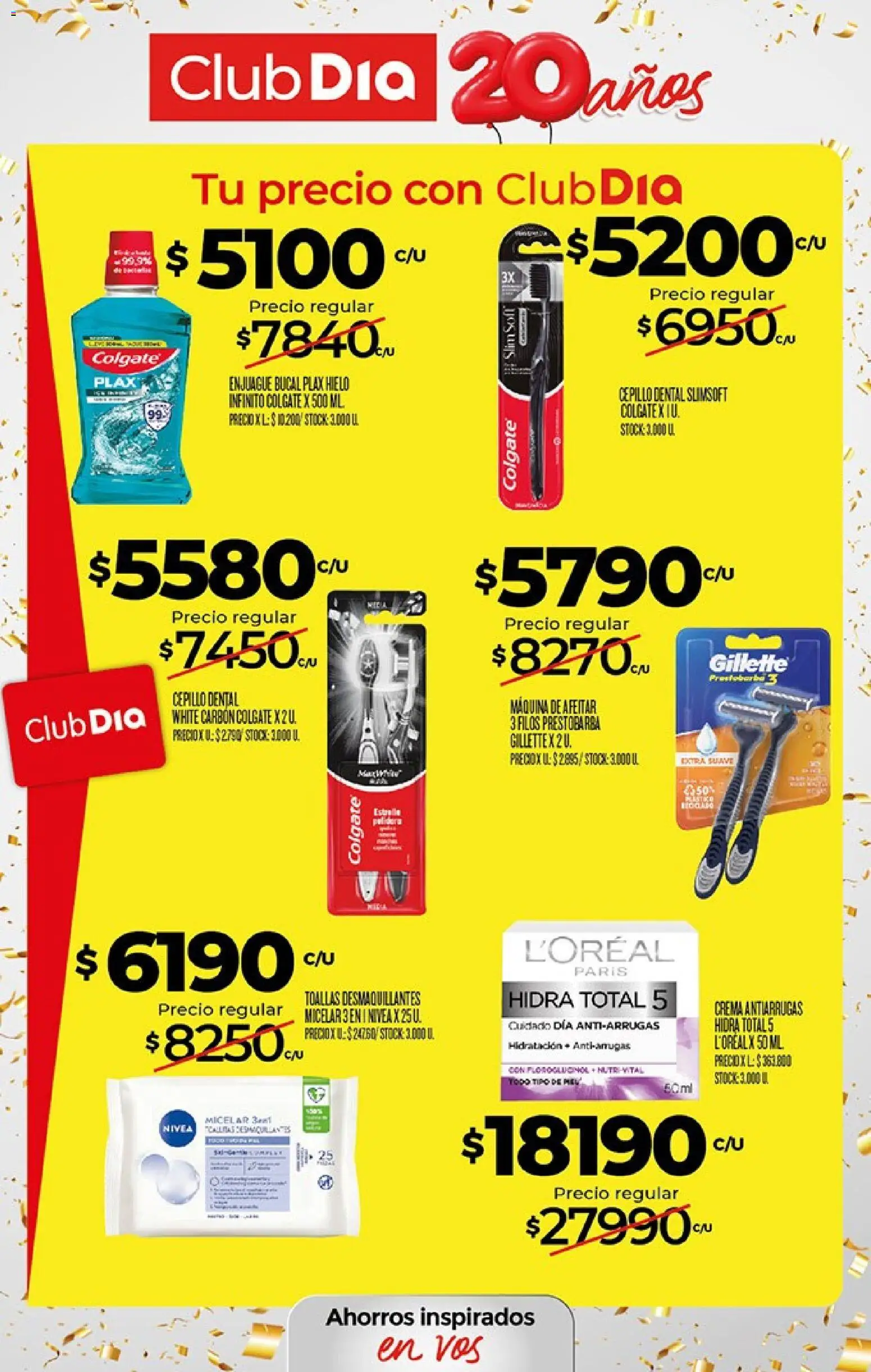 Supermercado DIA Ofertas │ válido desde el 30/09/2026 | Página: 38 | Productos: Hielo, Maquina de afeitar, Enjuague bucal, Crema