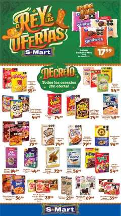 Vista previa de S-Mart folleto Ofertas de feria Monterrey, nuevo folleto de la tienda, válido en México a partir del 24/07/2026