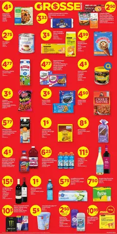 Preview of Maxi weekly flyer / circulaire from shop Maxi valid from Oct 1, 2026 | Page: 8 | Products: Tea, Mozzarella, Red Bull, Spaghetti