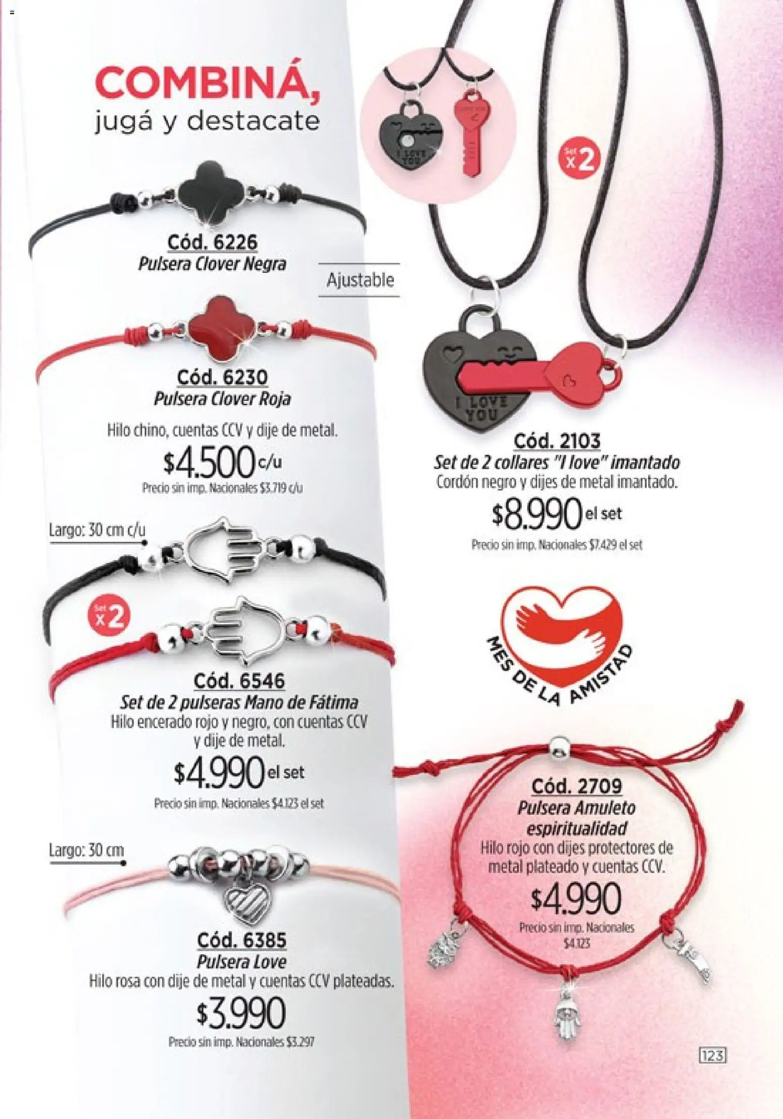 Catálogo Amodil Campaña 9 │ válido desde el 05.05.2026 | Página: 123 | Productos: Pulsera, Dije