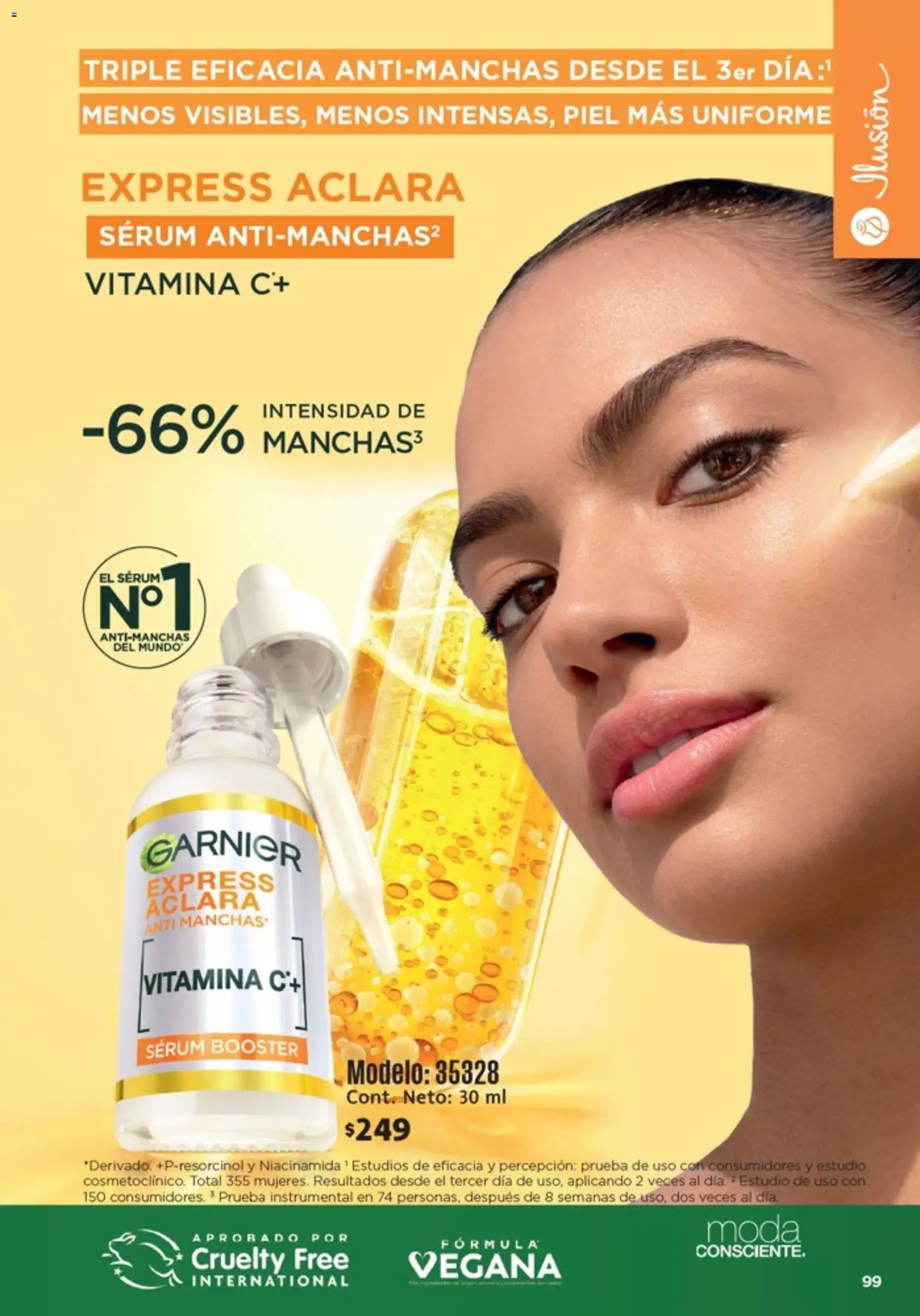 Nuevas ofertas de Ilusión válidas en toda la República Mexicana desde el 01.05.2026. ¡Encuentra las mejores ofertas en Ilusión catálogo Marcas Amigas! | Página: 101 | Productos: Serum