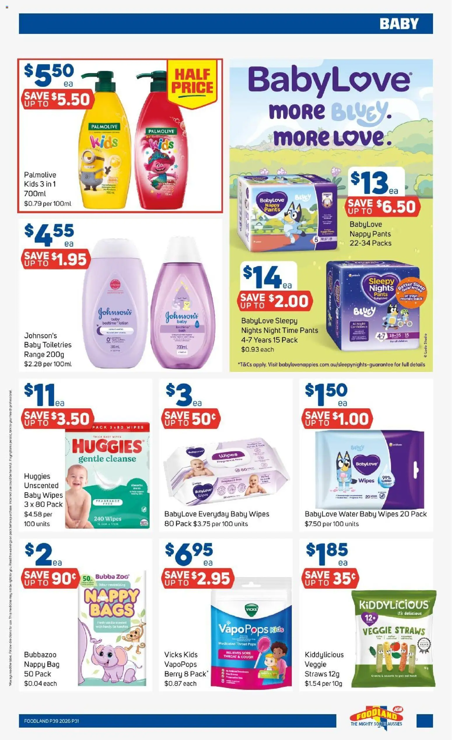 Foodland catalogue - valid from 23/09/2026 | Page: 31 | Products: Bath, Fragrance, Water, Straws