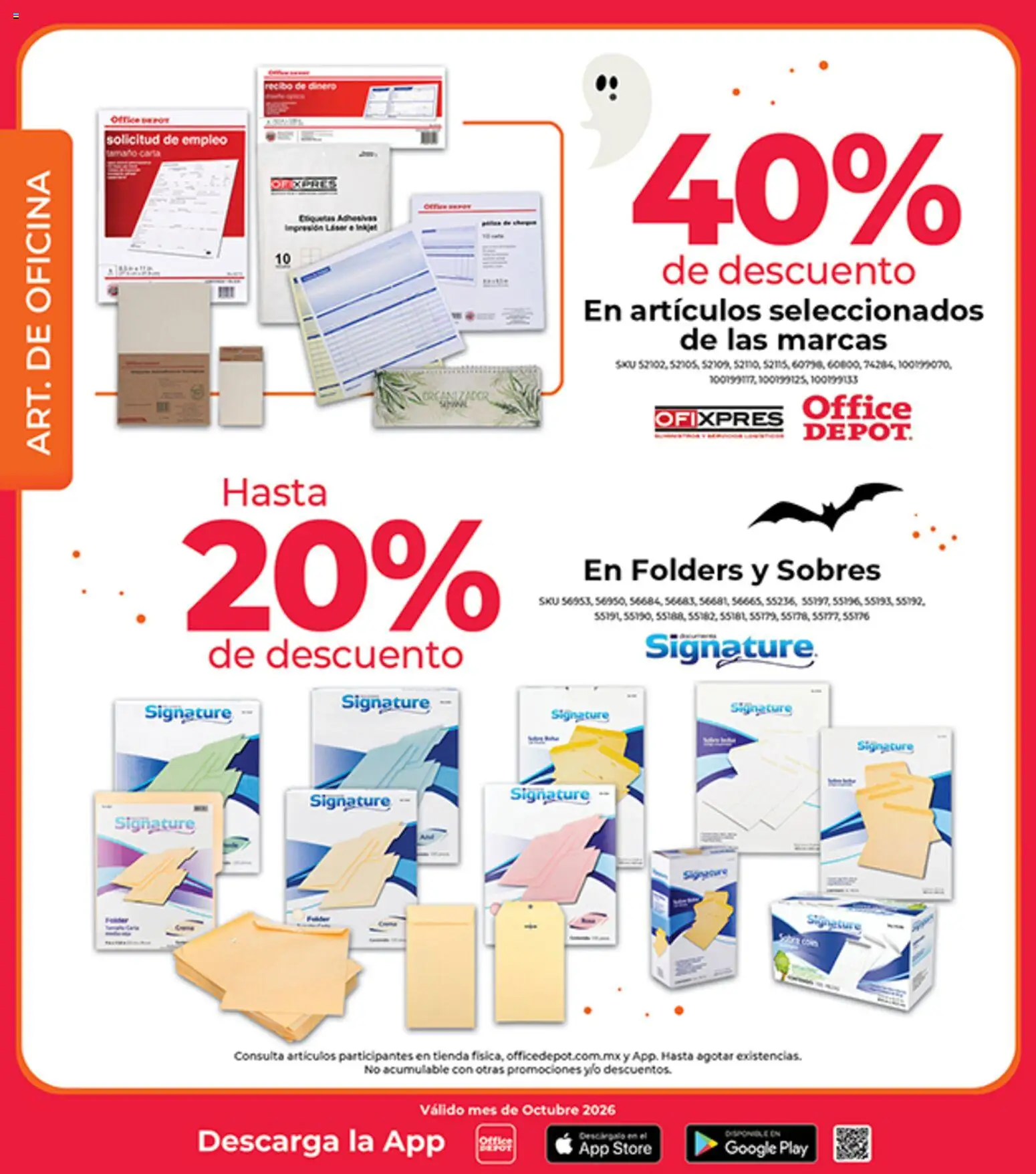 Nuevas ofertas de Office Depot válidas en toda la República Mexicana desde el 01/10/2026. ¡Encuentra las mejores ofertas en Office Depot catálogo! | Página: 6