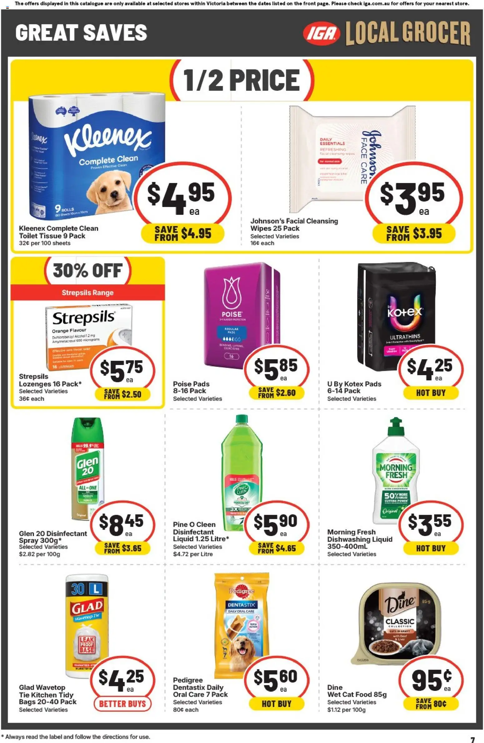 IGA catalogue - valid from 30/09/2026 | Page: 7 | Products: Food, Toilet, Alcohol, Tie