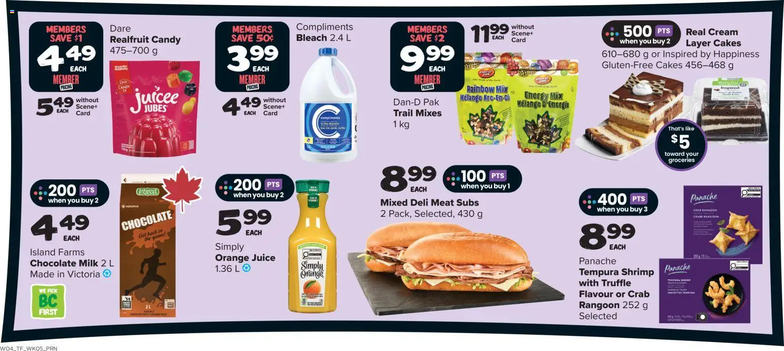 Thrifty Foods flyer valid from 28.05.2026 | Page: 13 | Products: Cream, Milk, Chocolate, Juice