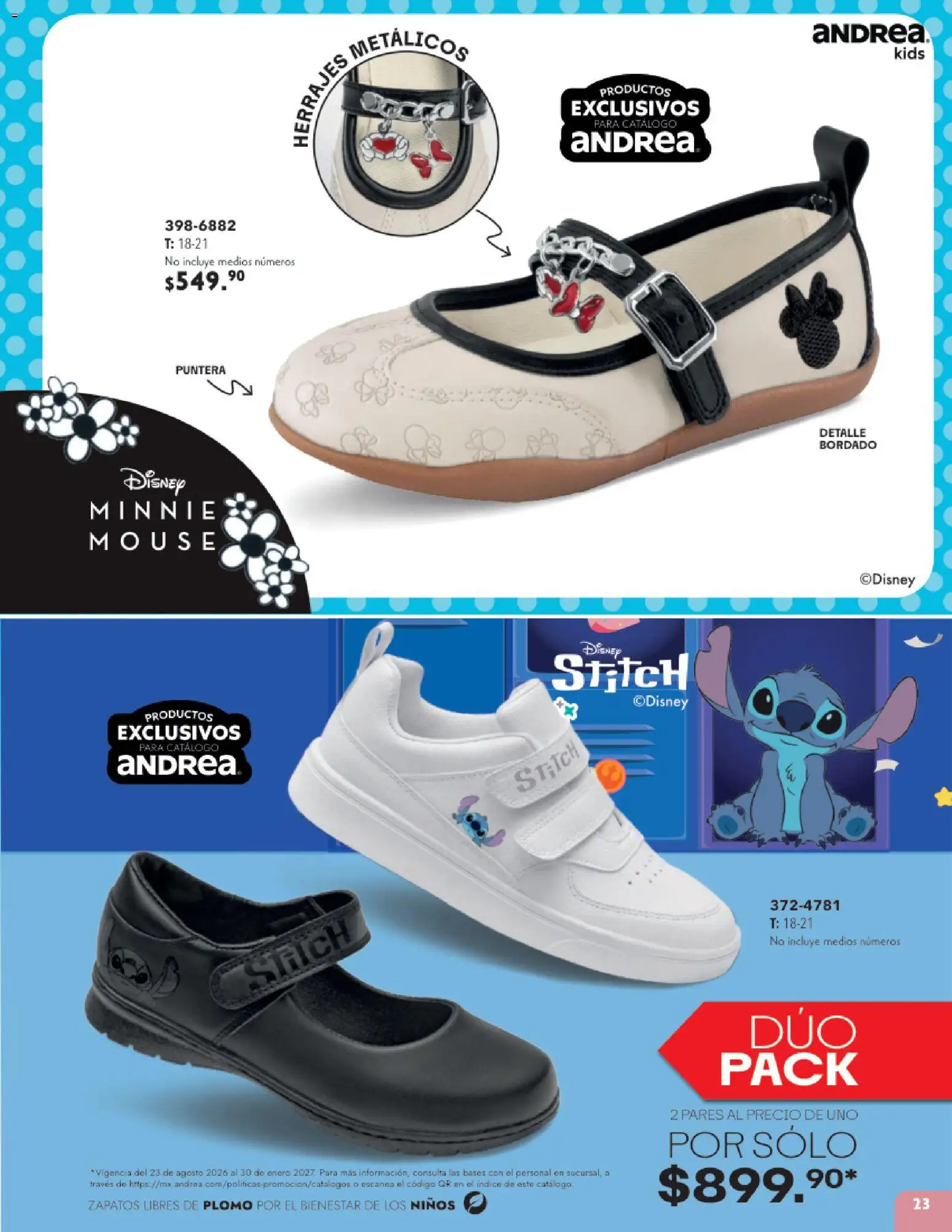 Nuevas ofertas de Andrea válidas en toda la República Mexicana desde el 23/08/2026. ¡Encuentra las mejores ofertas en Andrea catálogo Infantil! | Página: 23