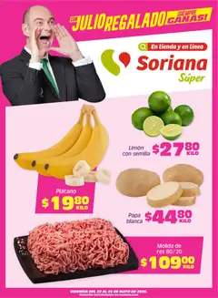 Vista previa de Soriana Fin de Semana Súper: Juárez, nuevo folleto de la tienda, válido en México a partir del 22.05.2026