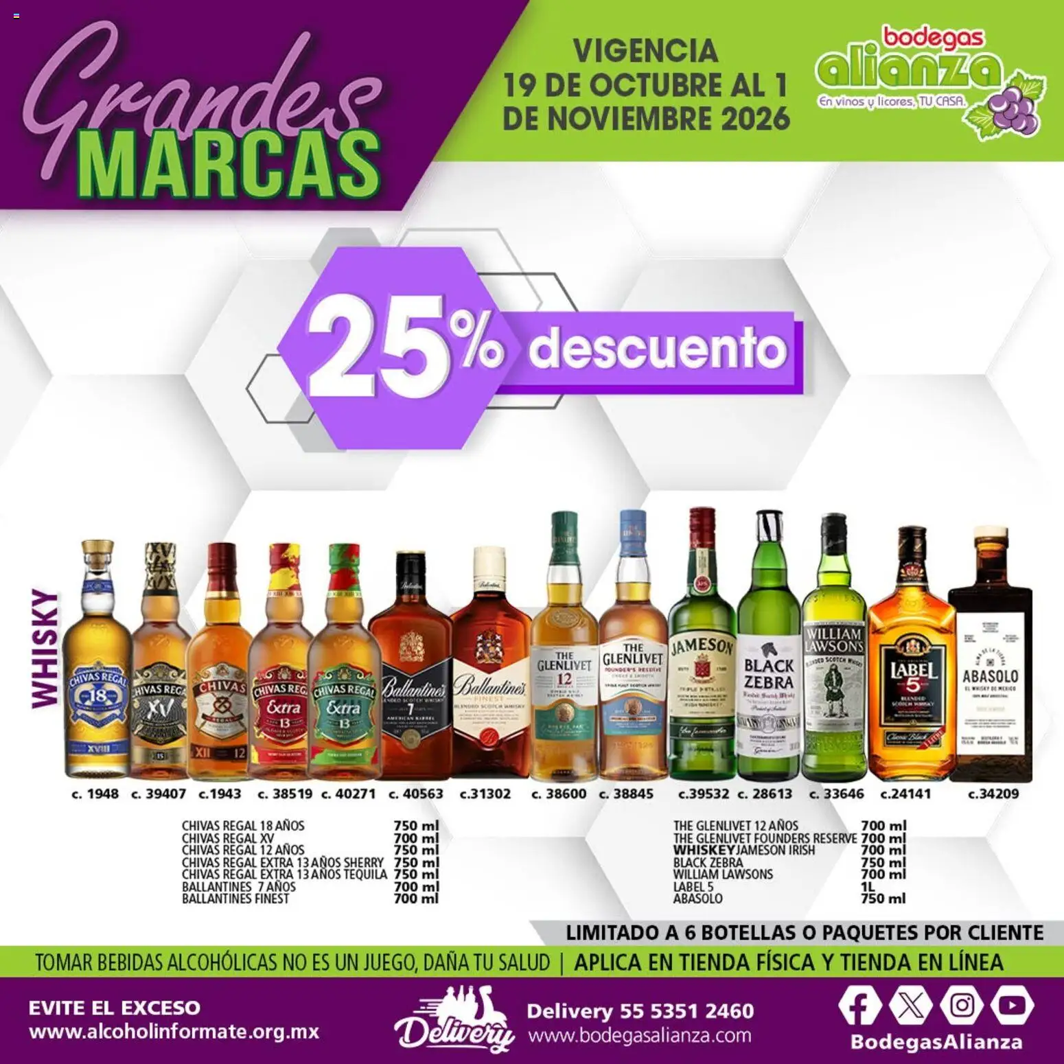 Nuevas ofertas de Bodegas Alianza válidas en toda la República Mexicana desde el 19/10/2026. ¡Encuentra las mejores ofertas en Bodegas Alianza catálogo Grandes Marcas! | Página: 12