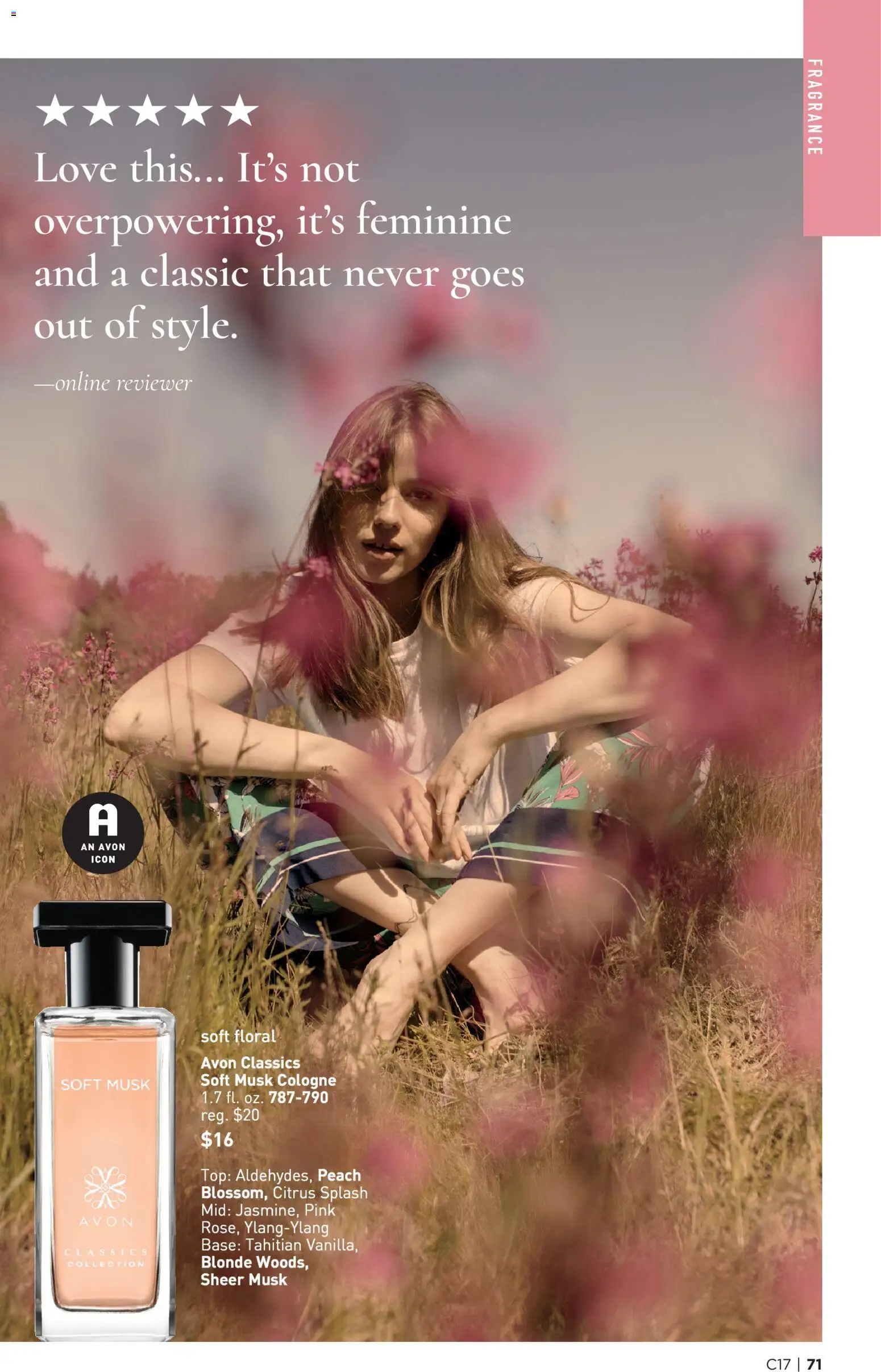 Avon Brochure - valid from 08/12/2026 | Page: 71 | Products: Fragrance, Peach