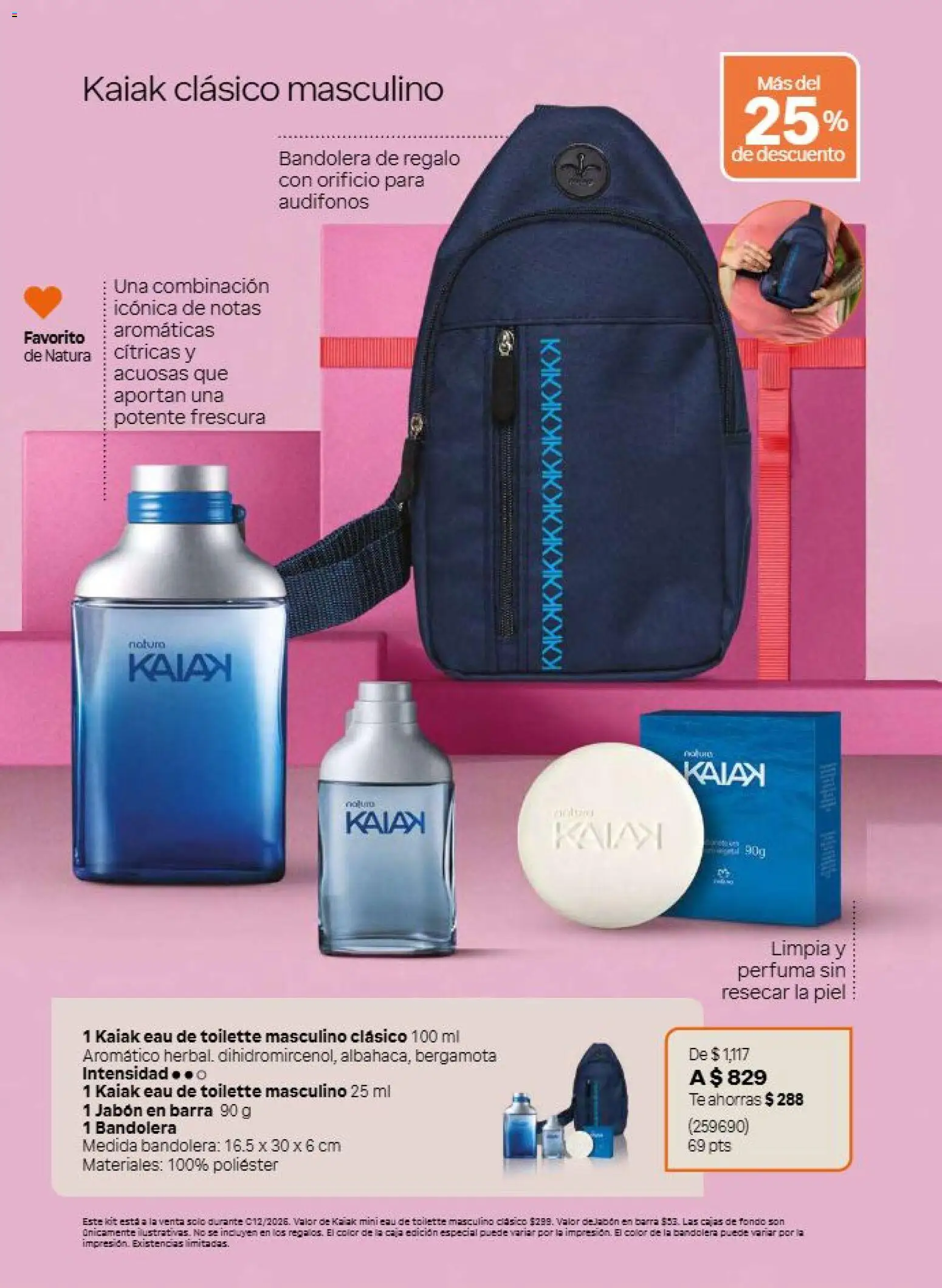 Nuevas ofertas de Natura válidas en toda la República Mexicana desde el 31/07/2026. ¡Encuentra las mejores ofertas en Natura campaña 12 2026! | Página: 14 | Productos: Audífonos, Barra, Caja, Jabón