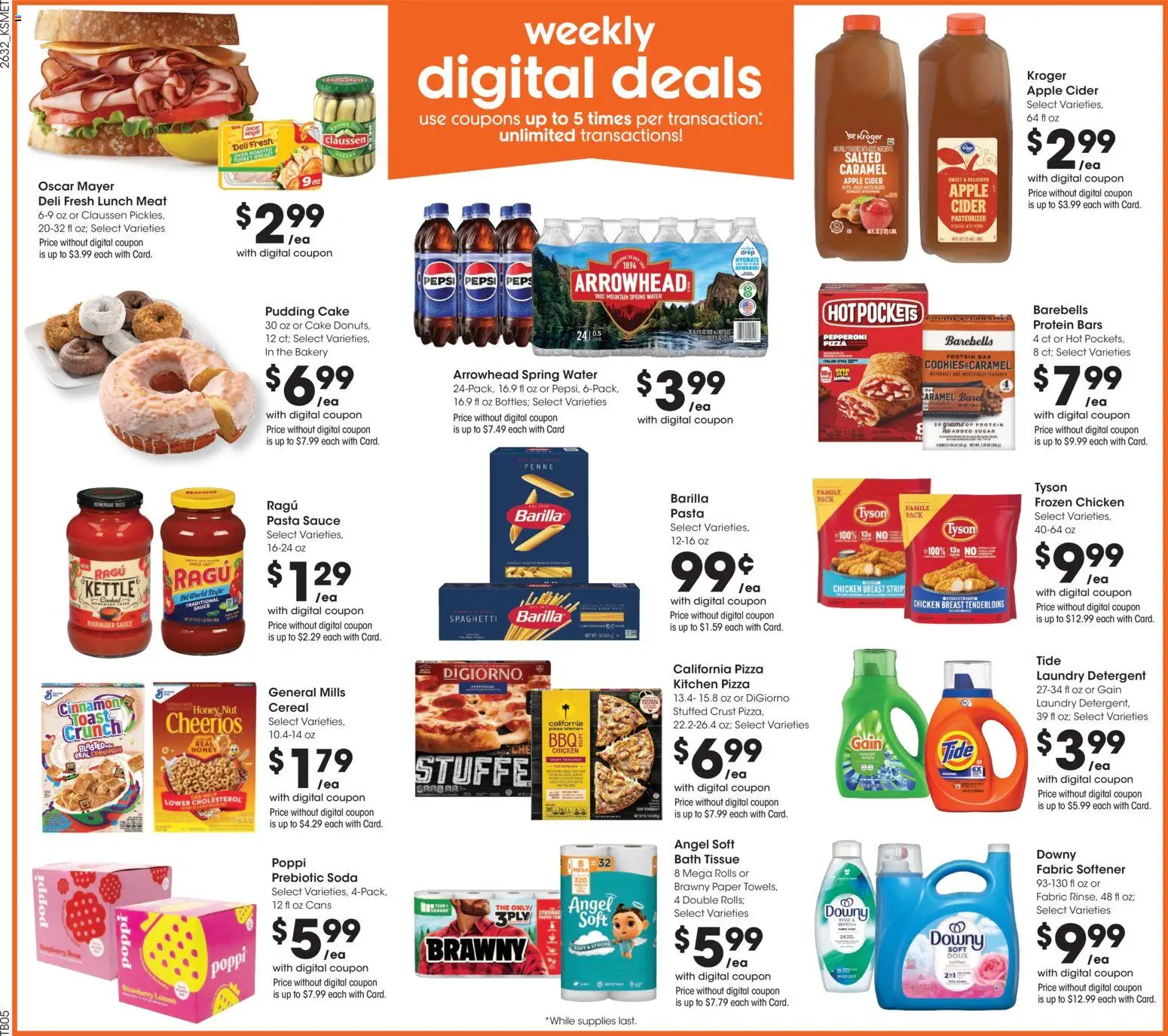 King Soopers Weekly Ad - valid from 09/09/2026 | Page: 2 | Products: Barilla pasta, Protein, Detergent, Sauce