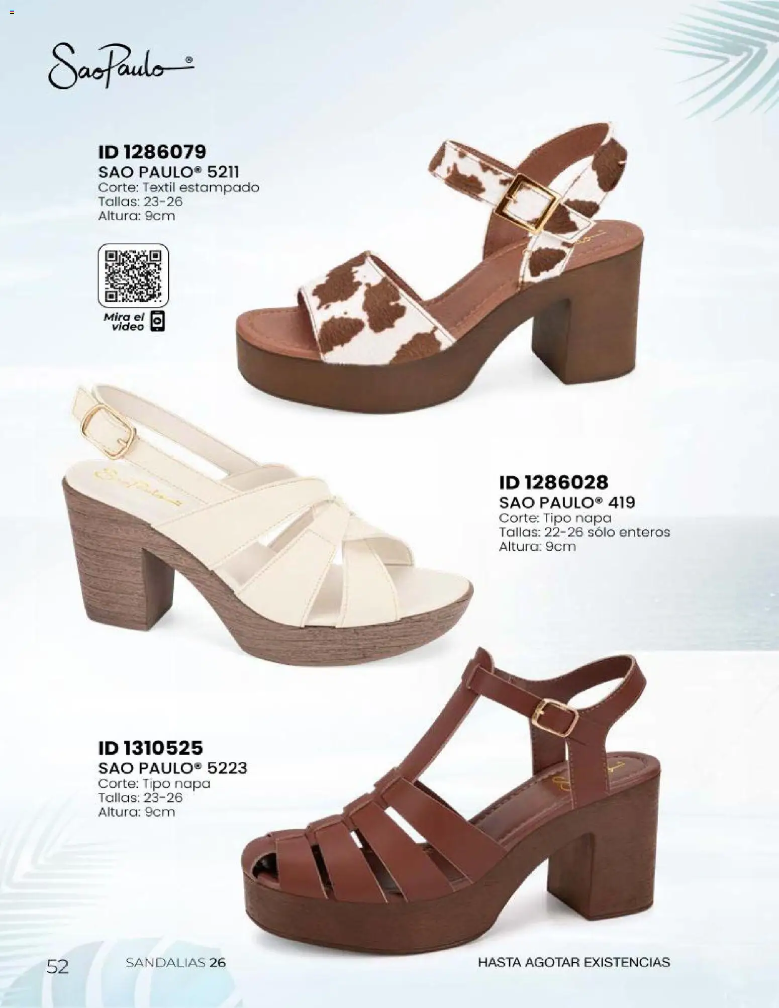 Nuevas ofertas de Price Shoes válidas en toda la República Mexicana desde el 23/06/2026. ¡Encuentra las mejores ofertas en Price Shoes catálogo Sandalias 2026! | Página: 52 | Productos: Sandalias, Video
