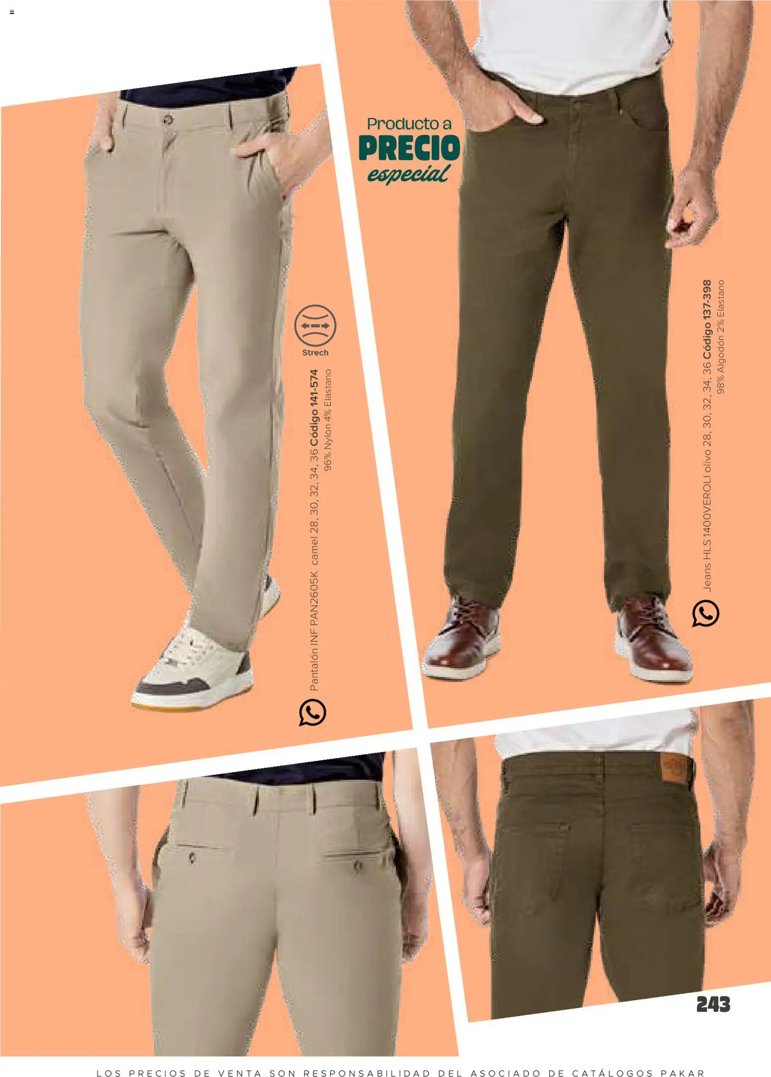 Nuevas ofertas de SC Pakar válidas en toda la República Mexicana desde el 30.01.2026. ¡Encuentra las mejores ofertas en SC Pakar catálogo Ropa! | Página: 243 | Productos: Algodón