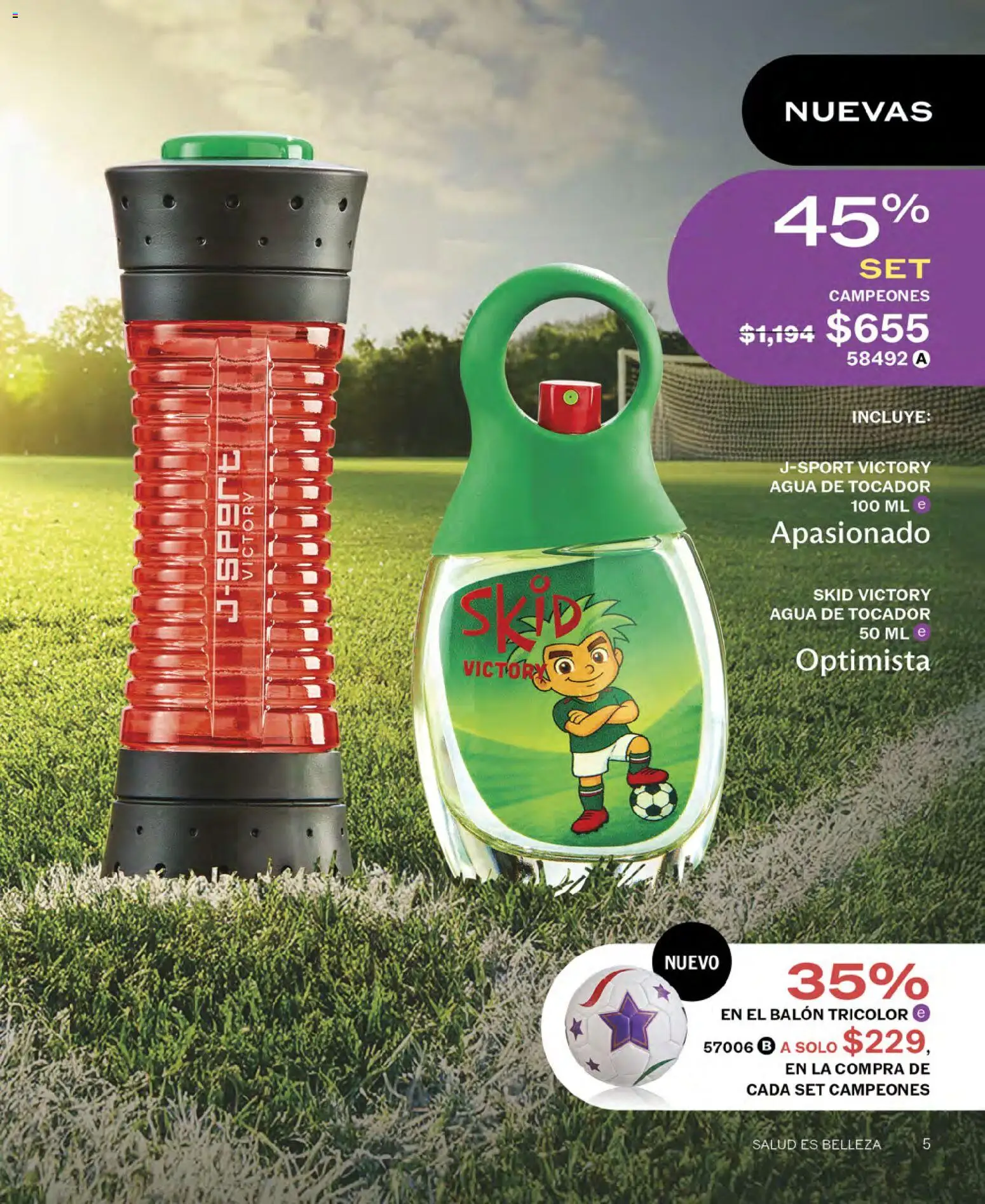 Nuevas ofertas de JAFRA válidas en toda la República Mexicana desde el 01.05.2026. ¡Encuentra las mejores ofertas en JAFRA catálogo! | Página: 5 | Productos: Agua