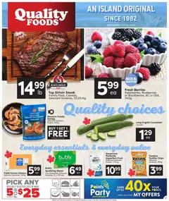 Preview of Quality Foods weekly flyer / circulaire from shop Quality Foods valid from Sep 17, 2026