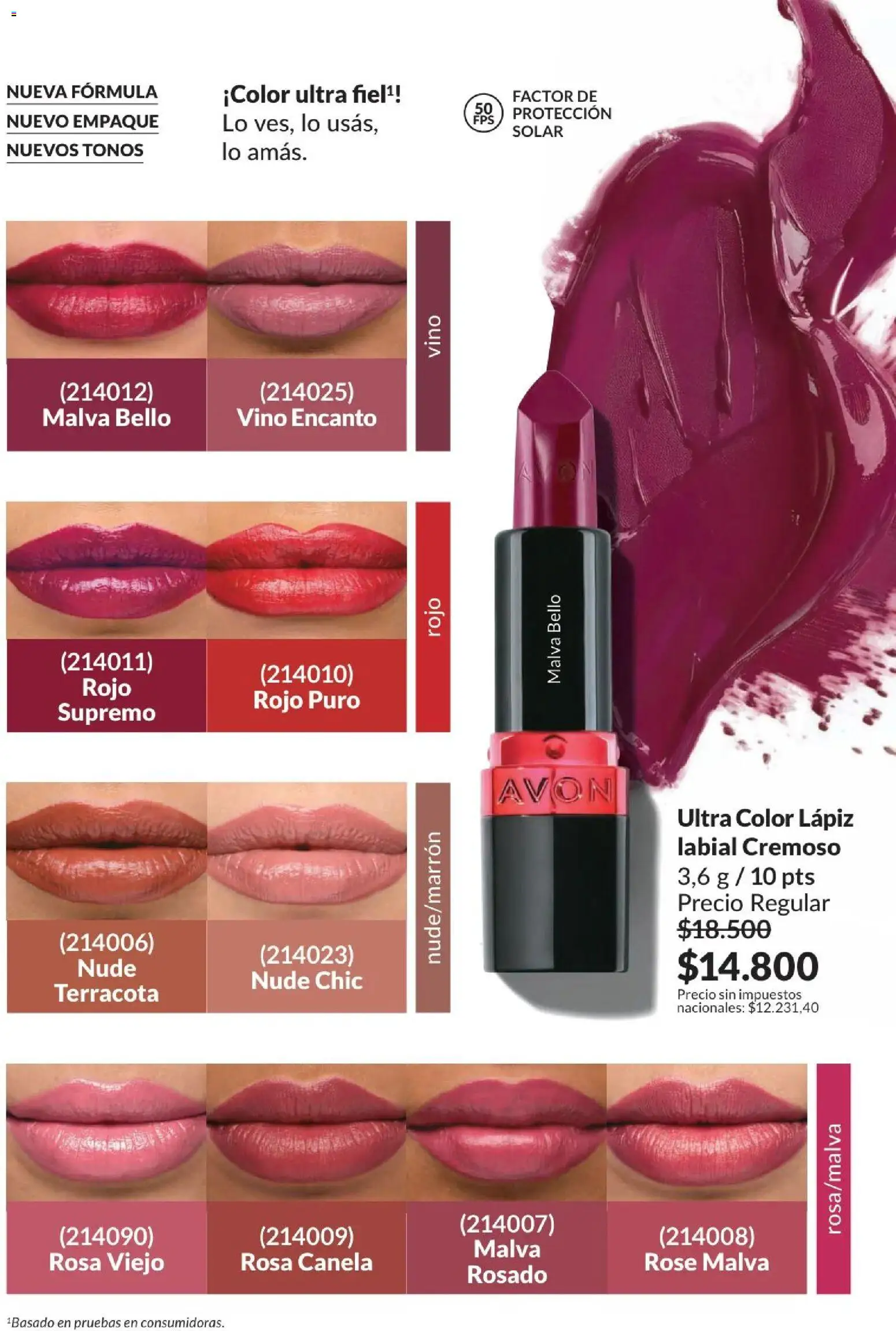 Avon -  Campaña 6/2026 │ válido desde el 01.06.2026 | Página: 29 | Productos: Lápiz labial, Vino