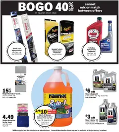 Preview of Meijer weekly ads valid from 29.04.2026 | Page: 9 | Products: Magnet, Steering, Windshield, Water