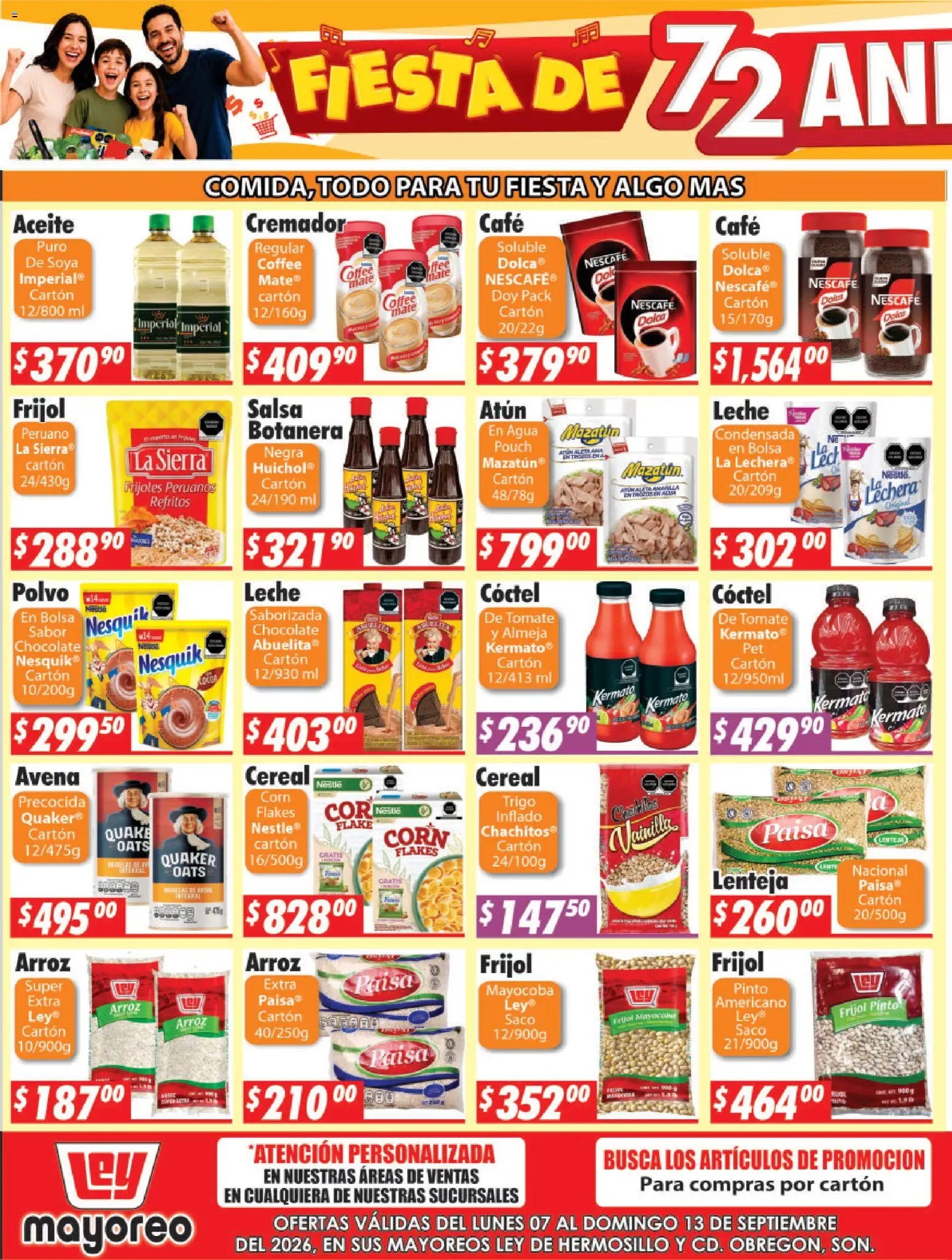Nuevas ofertas de Casa Ley válidas en toda la República Mexicana desde el 07/09/2026. ¡Encuentra las mejores ofertas en Casa Ley folleto Hermosillo! | Página: 3