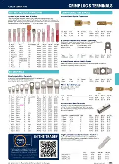 Preview of Jaycar Engineering & Scientific Catalogue 2025/2026  - valid from 09.07.2025 | Page: 285 | Products: Water, Suit, Phone, Connector