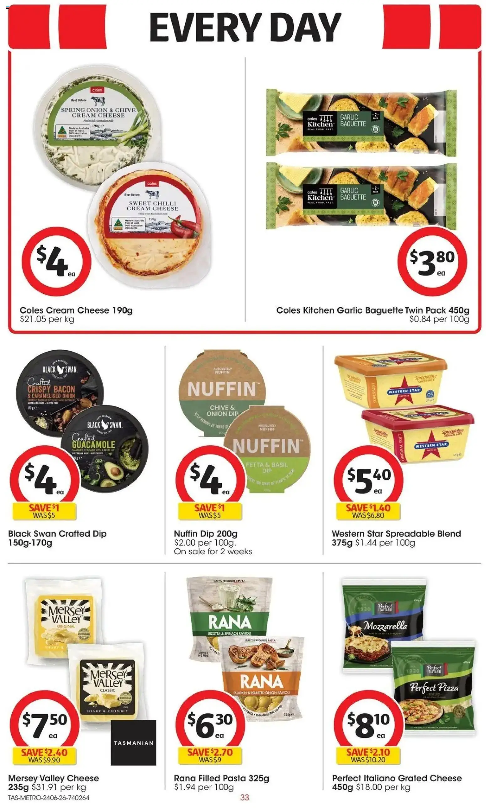 Coles catalogue - valid from 24/06/2026 | Page: 33 | Products: Bacon, Cream, Avocado, Pumpkin