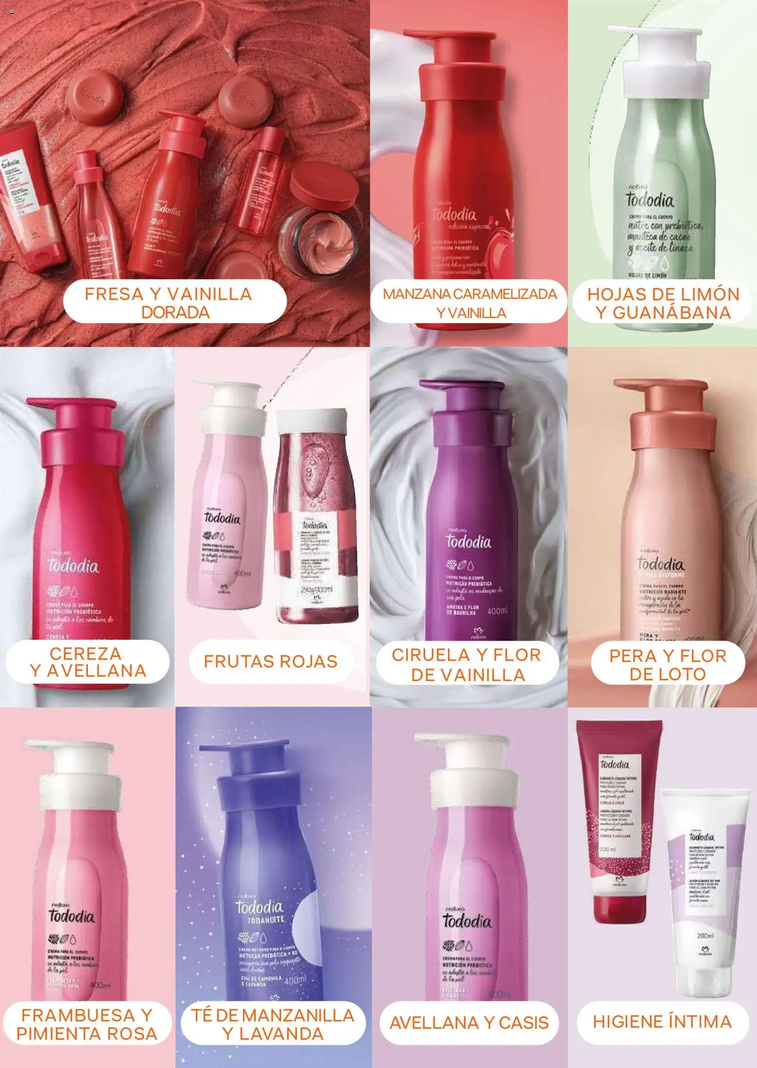 Natura revista - valida desde el 02/09/2026 | Página: 99 | Productos: Manzana, Vainilla, Pera, Aceite