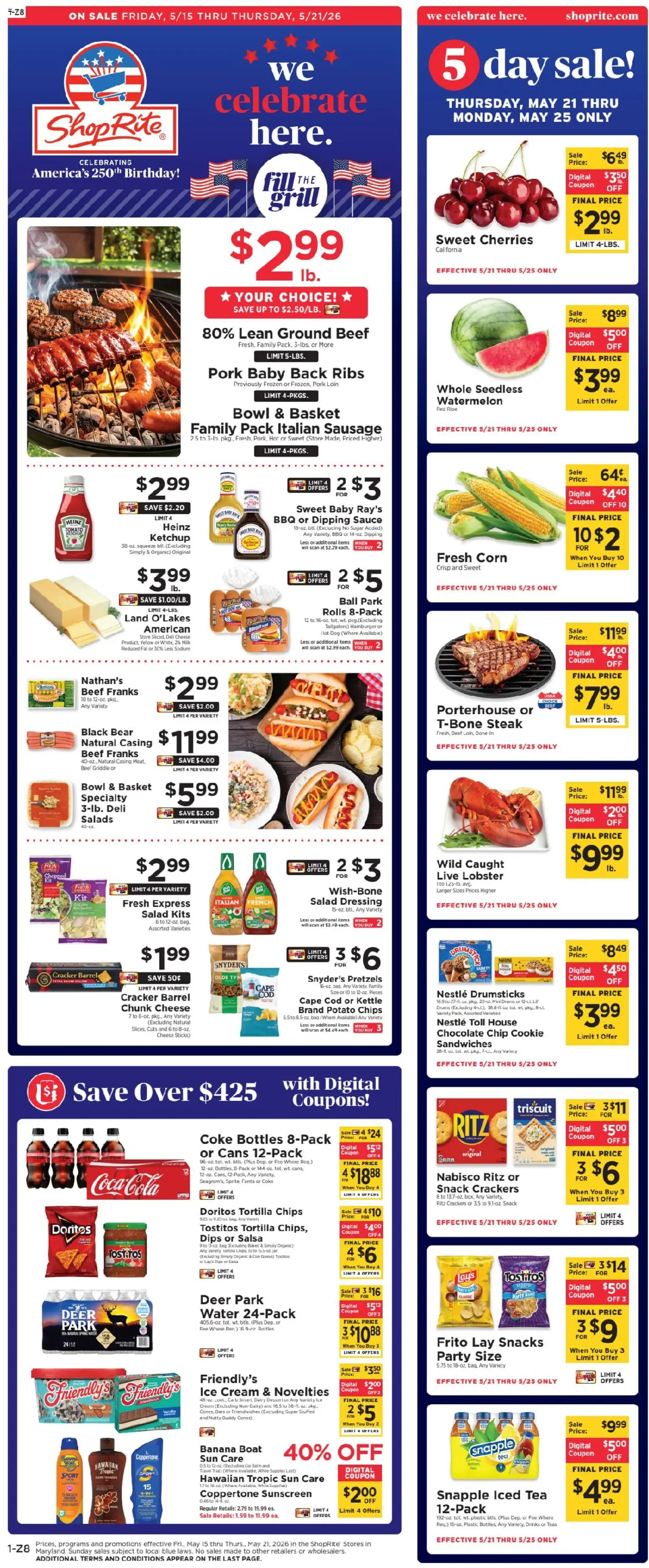 ShopRite Weekly Ad - valid from 15.05.2026 | Page: 1