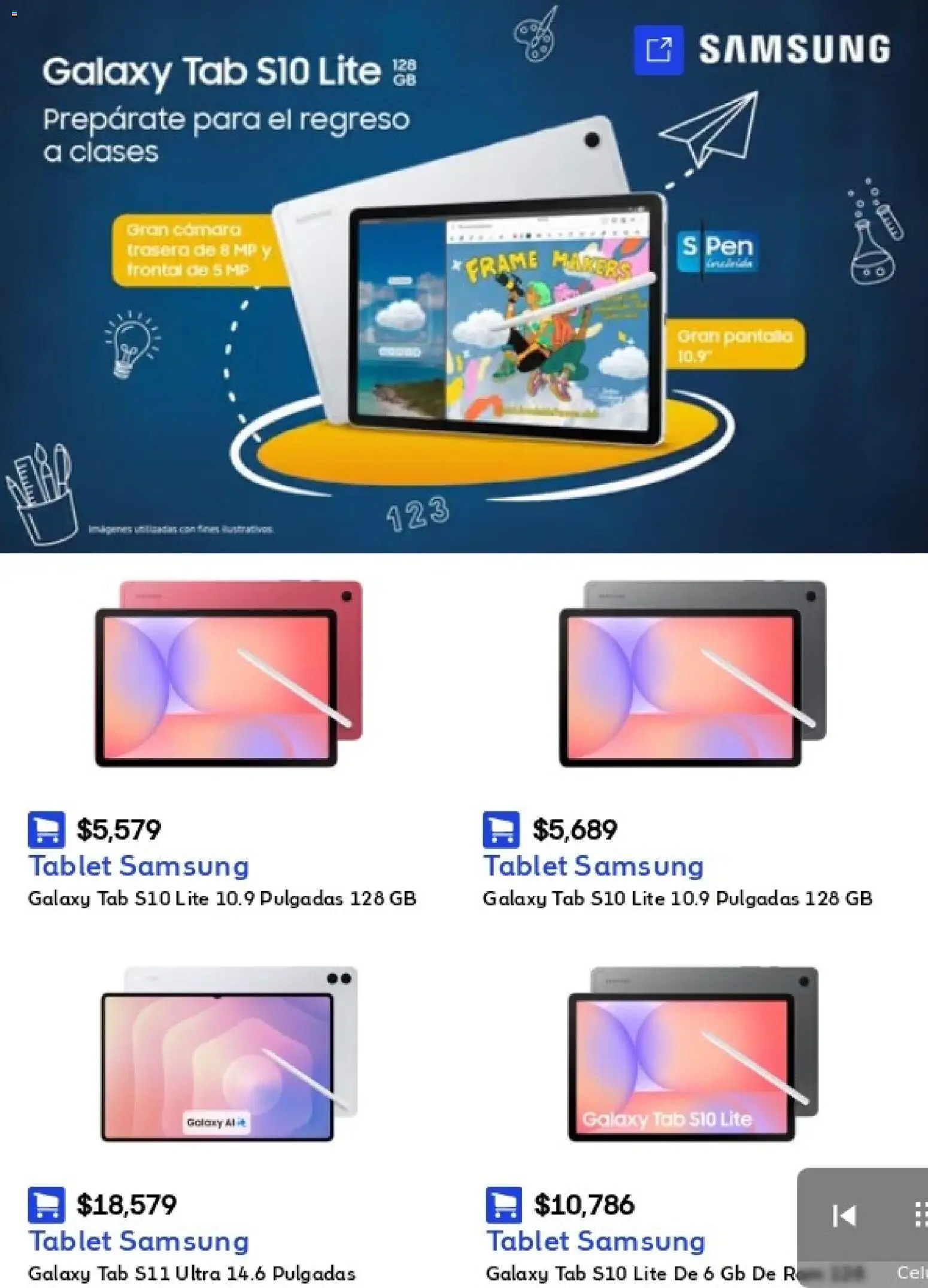Nuevas ofertas de Coppel válidas en toda la República Mexicana desde el 14/08/2026. ¡Encuentra las mejores ofertas en Coppel catálogo Celulares y computación! | Página: 16 | Productos: Tablet, Cámara