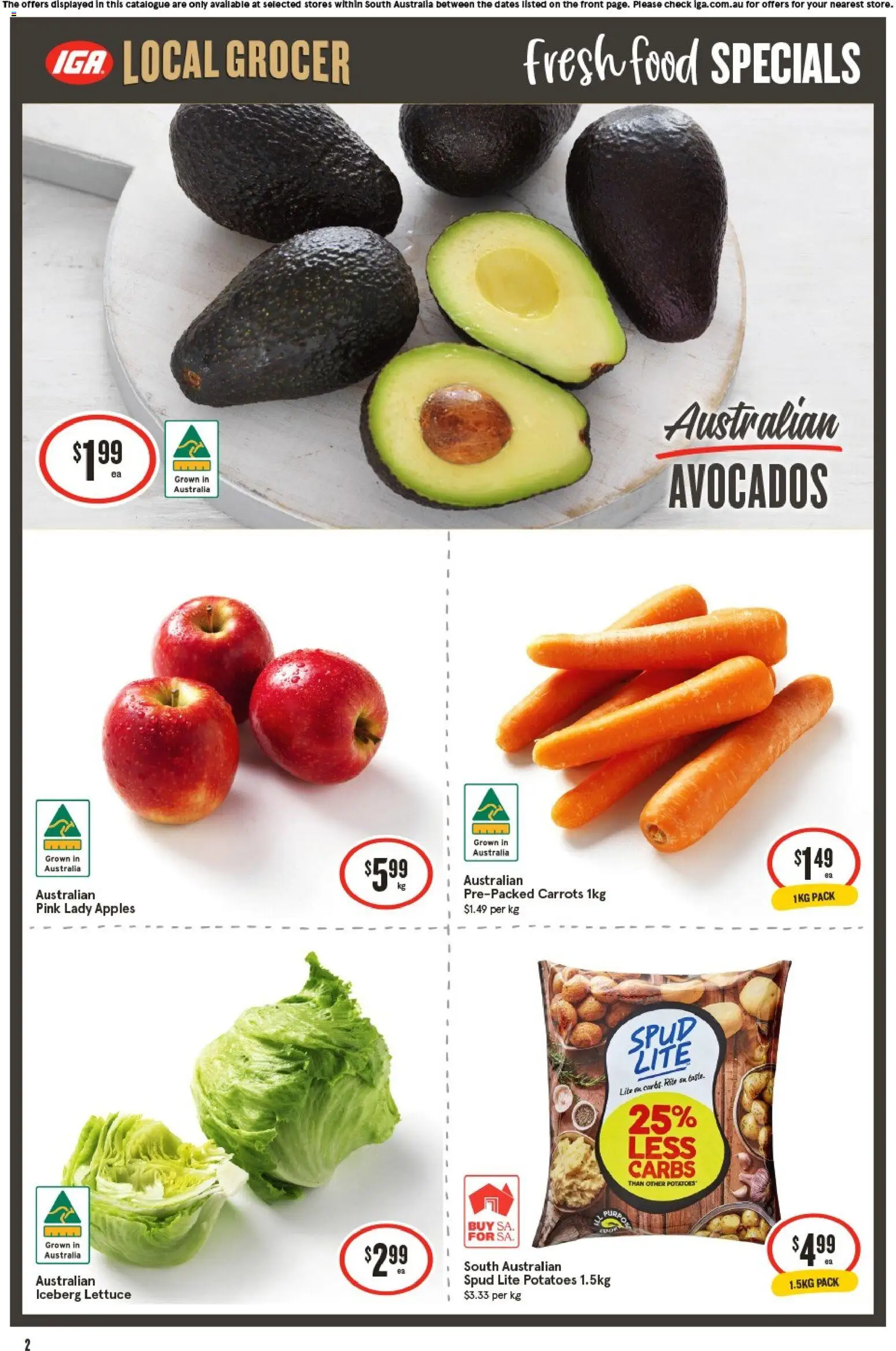 IGA catalogue - valid from 26/08/2026 | Page: 2 | Products: Shampoo, Aloe vera, Lip balm, Tissues