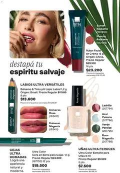 Vista previa Catálogo AVON Campaña 13 válido desde el 01/09/2026 | Página: 28 | Productos: Ladrillo, Lápiz labial, Radiante, Crema