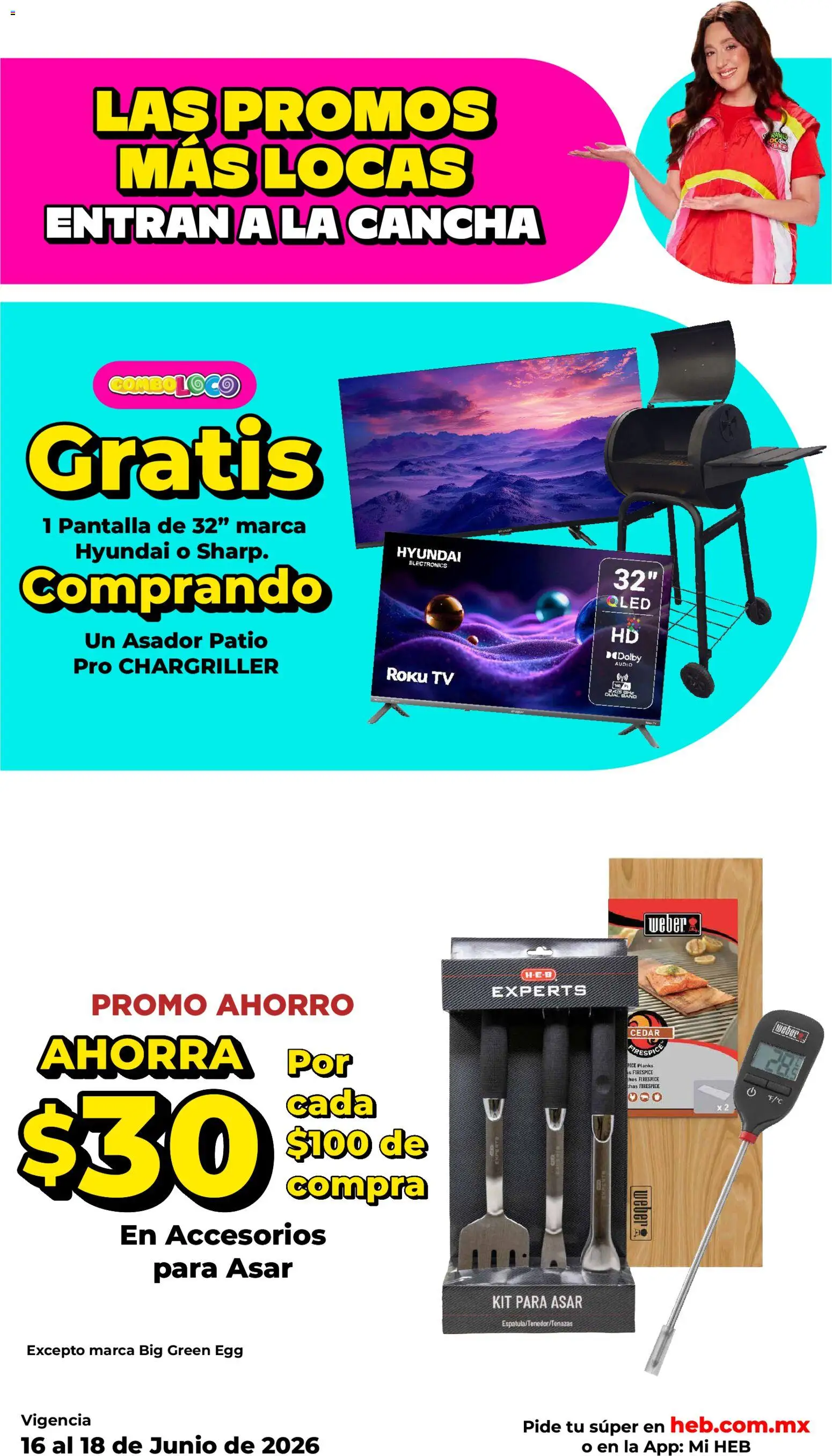 Nuevas ofertas de H-E-B válidas en toda la República Mexicana desde el 16.06.2026. ¡Encuentra las mejores ofertas en H-E-B folleto Ofertas! | Página: 6 | Productos: Audio