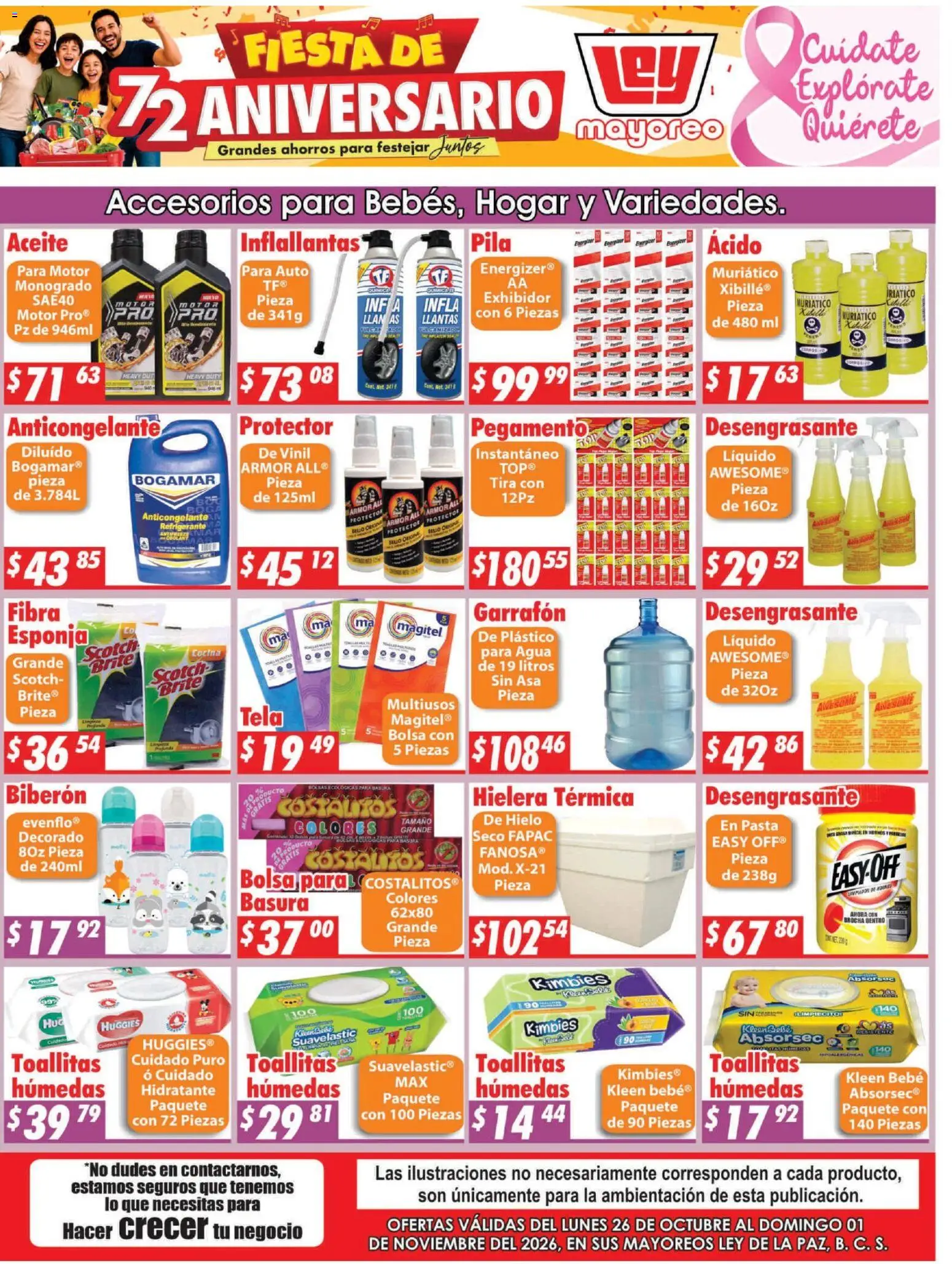 Nuevas ofertas de Casa Ley válidas en toda la República Mexicana desde el 26/10/2026. ¡Encuentra las mejores ofertas en Casa Ley folleto La Paz! | Página: 1