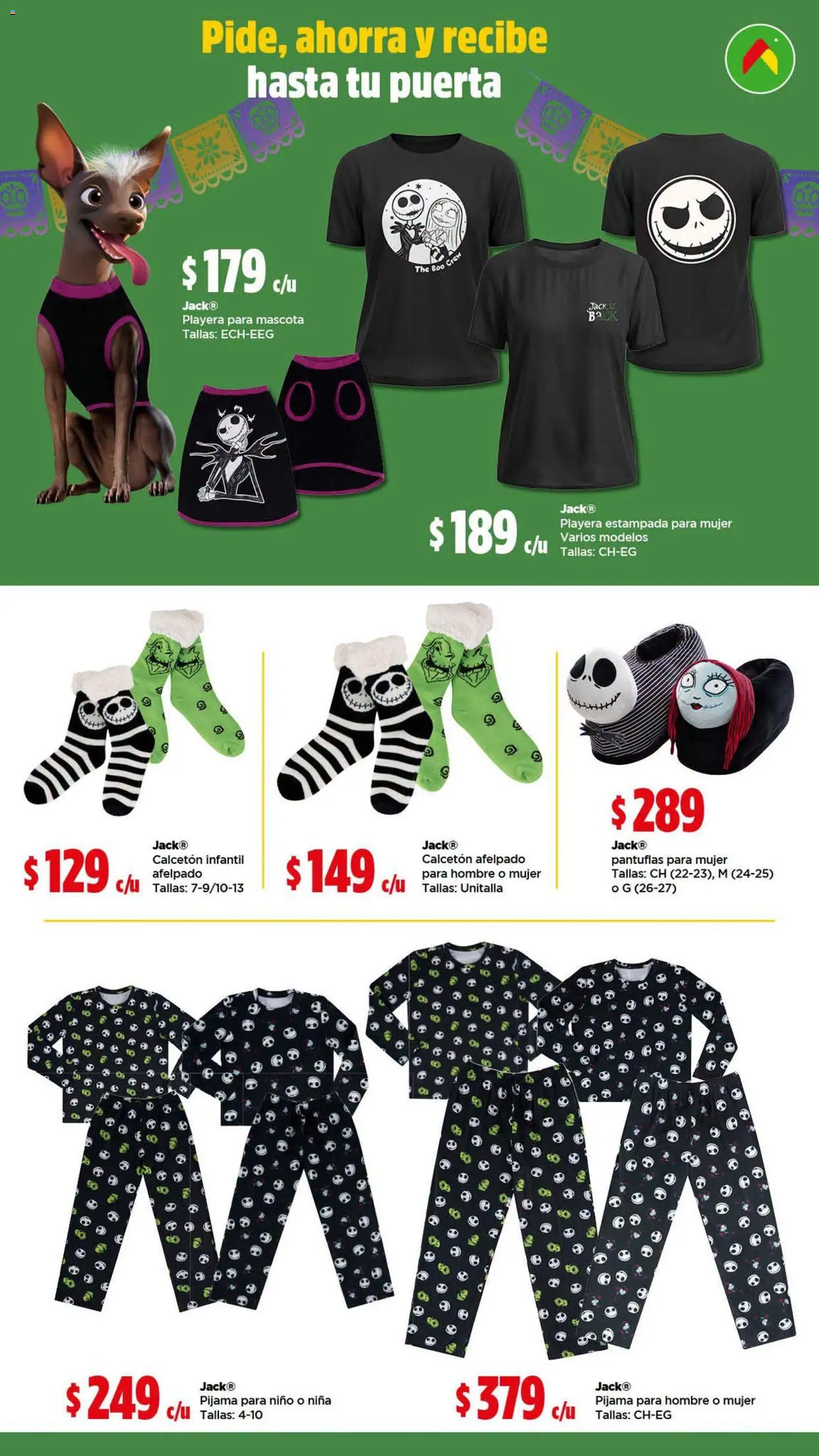 Nuevas ofertas de Bodega Aurrerá válidas en toda la República Mexicana desde el 17/09/2026. ¡Encuentra las mejores ofertas en Bodega Aurrerá folleto Decora tu hogar esta temporada con los precios más bajos! | Página: 5 | Productos: Pijama, Pantuflas, Playera