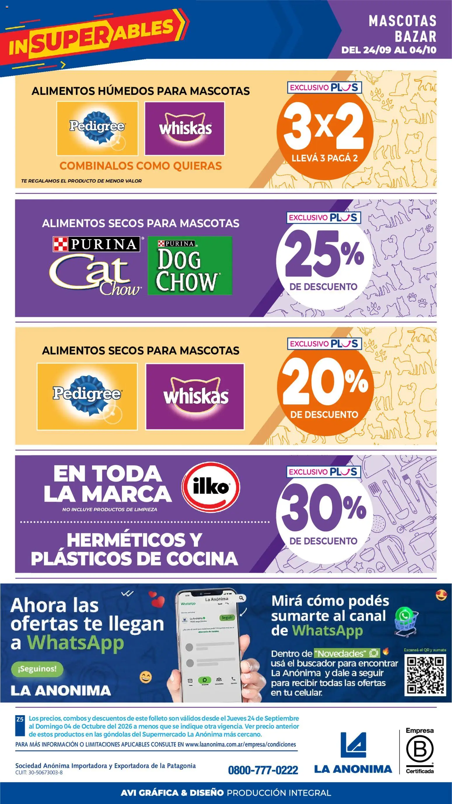 La Anonima catálogo │ válido desde el 24/09/2026 | Página: 37 | Productos: Cocina, Productos de limpieza, Alimentos, Té